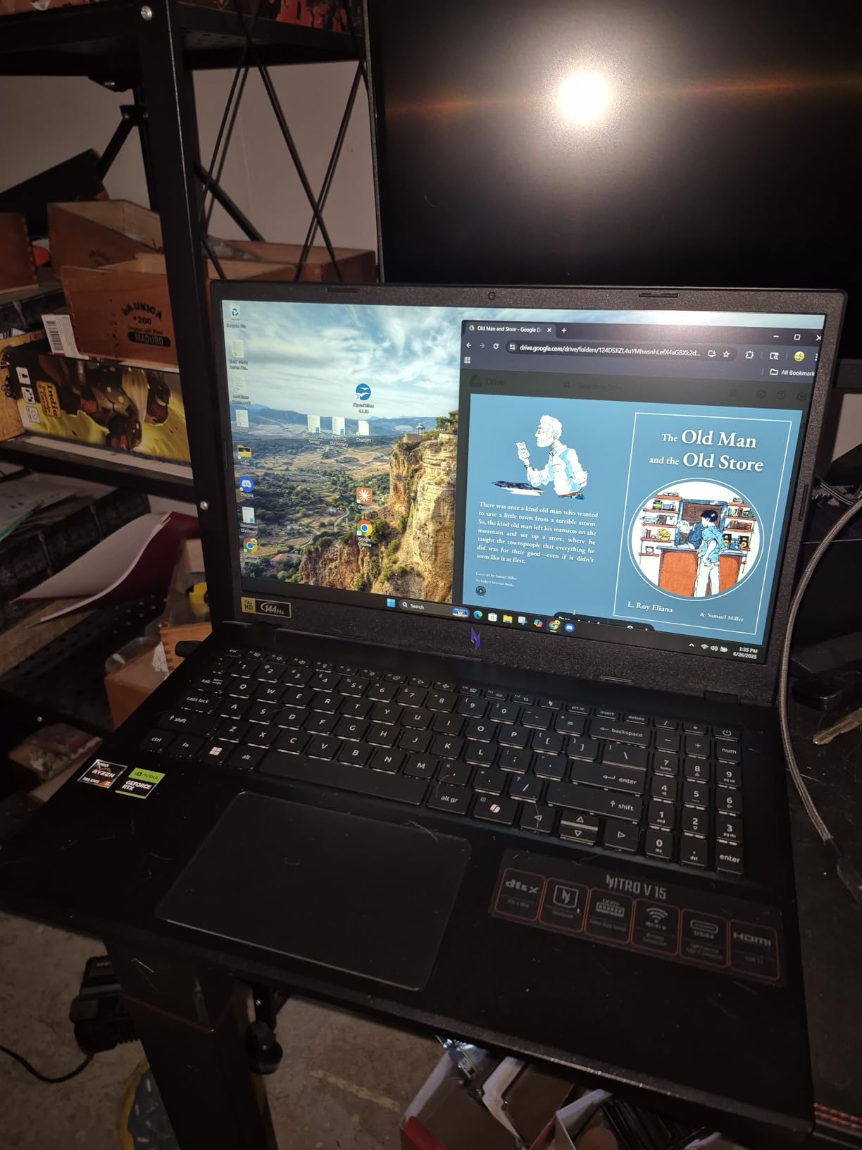 acer Nitro V Gaming Laptop | AMD Ryzen 5 7535HS Hexa-Core Processor | NVIDIA GeForce RTX 4050 Laptop GPU | 15.6 acer Nitro V Gaming Laptop | AMD Ryzen 5 7535HS Hexa-Core Processor | NVIDIA GeForce RTX 4050 Laptop GPU | 15.6