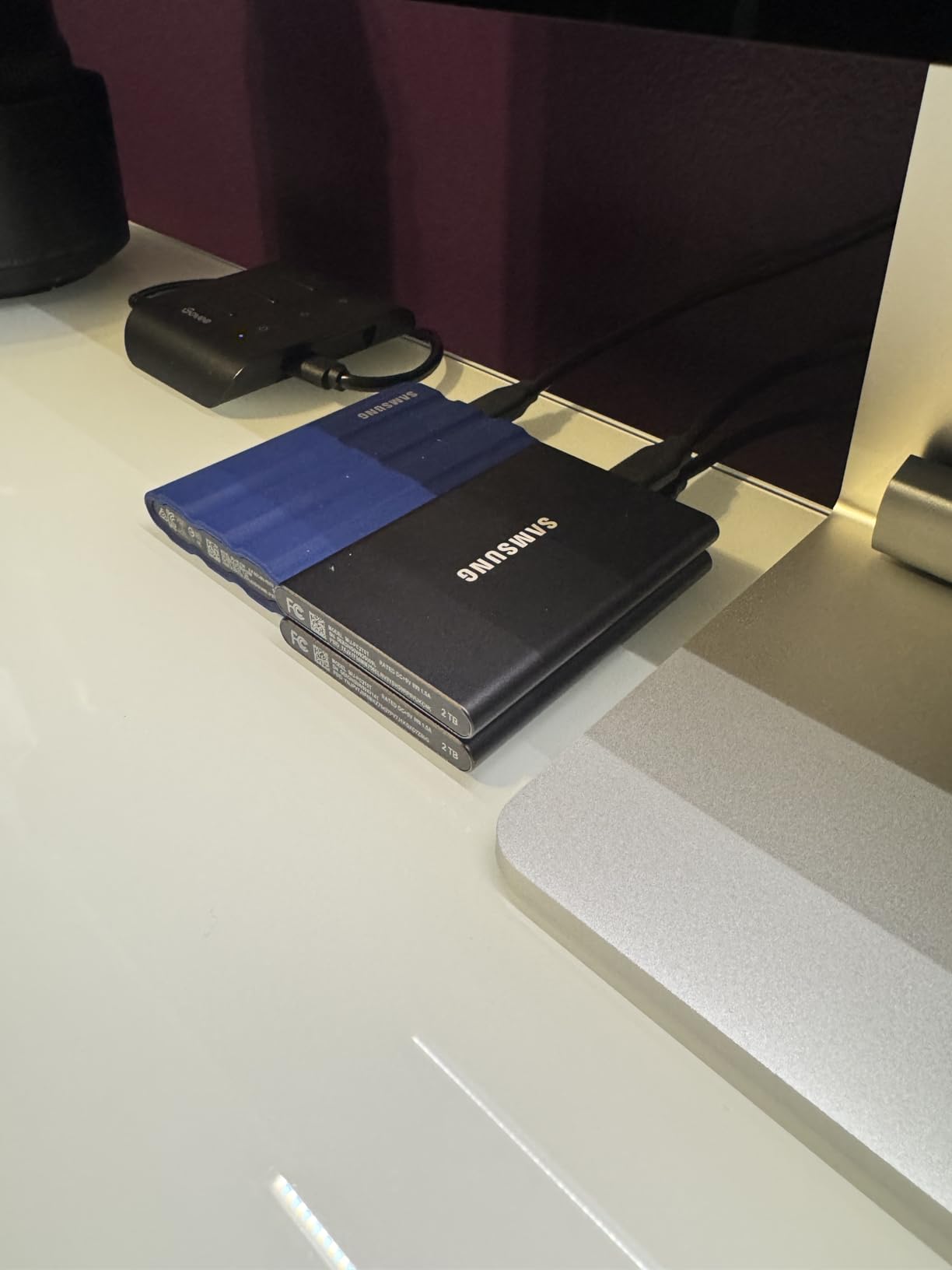 SAMSUNG T7 Portable SSD, 4TB External Solid State Drive, Speeds Up to 1,050MB/s, USB 3.2 Gen 2, Reliable Storage for Gaming, Students, Professionals, MU-PC4T0T/AM, Gray - Customer Photo 2