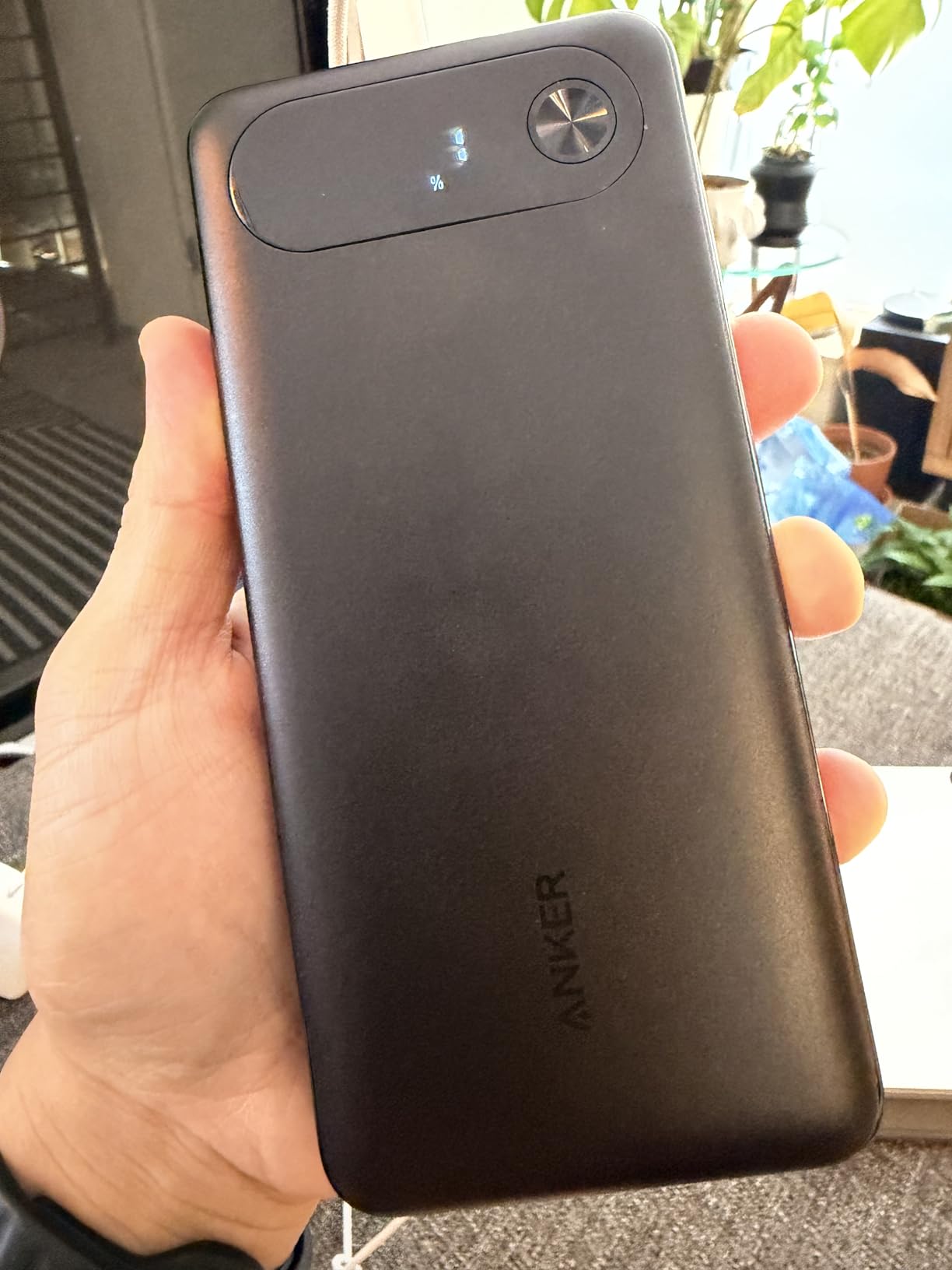 Anker Power Bank, 20,000mAh Travel Essential Portable Charger with Built-in USB-C Cable, 3-Port 87W Max Fast Charging Battery Pack, for MacBook, iPhone 16/15 Series, Samsung, Switch, and More Customer Review Anker Power Bank, 20,000mAh Travel Essential Portable Charger with Built-in USB-C Cable, 3-Port 87W Max Fast Charging Battery Pack, for MacBook, iPhone 16/15 Series, Samsung, Switch, and More - Customer Photo 2