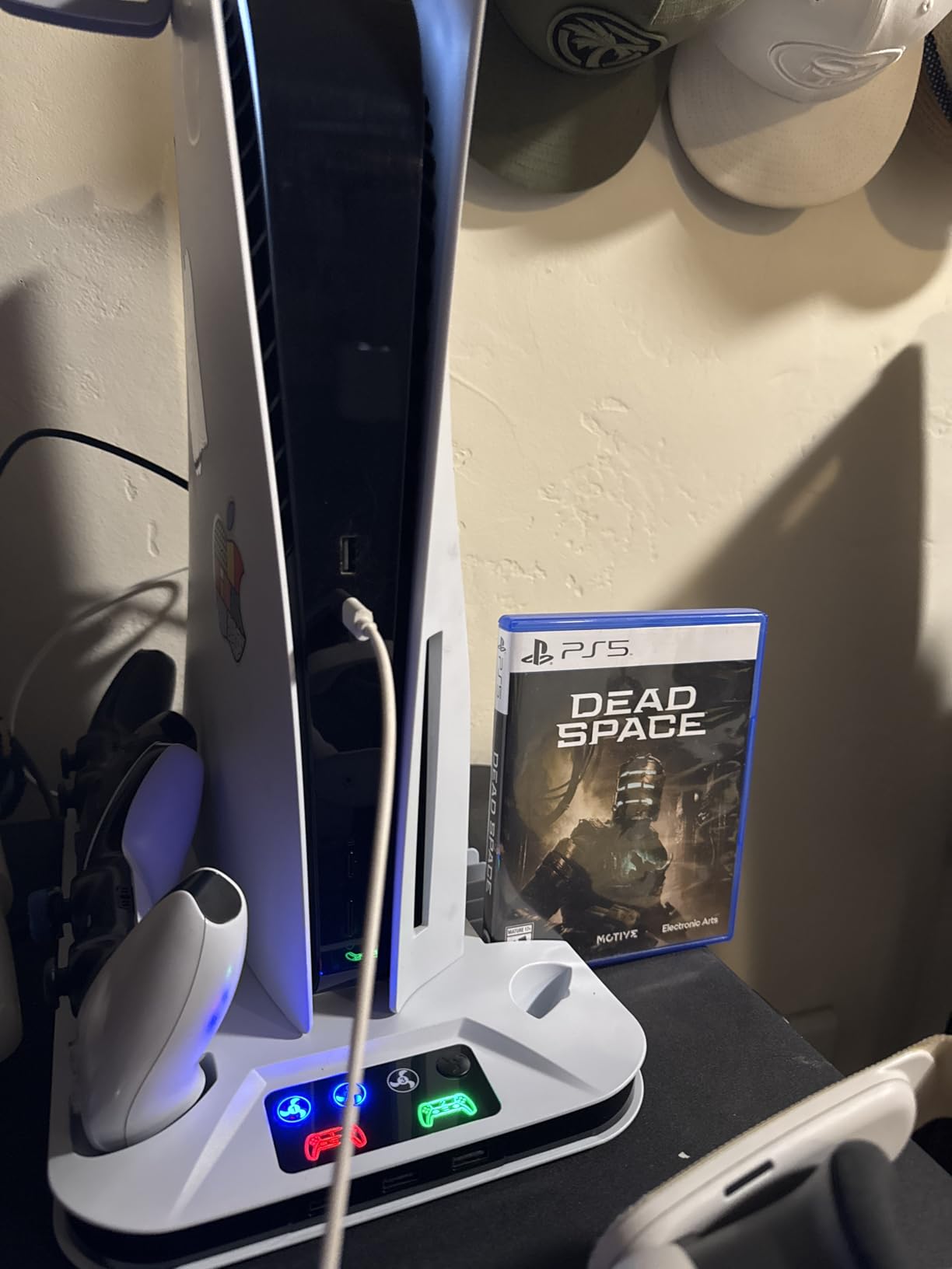 PS5/Slim/Pro Cooling Station with Controller Charging Station for Sony Console Playstation 5 Slim&Standard Disc/Digital Console, PS5 Pro Stand Cooler Accessories Incl Cooling Fan/3 USB Hubs Customer Review PS5/Slim/Pro Cooling Station with Controller Charging Station for Sony Console Playstation 5 Slim&Standard Disc/Digital Console, PS5 Pro Stand Cooler Accessories Incl Cooling Fan/3 USB Hubs - Customer Photo 2