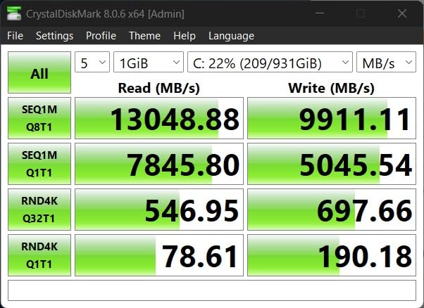 SABRENT Rocket 5 2TB Advanced Performance Internal M.2 PCIe GEN 5 14GB/s X4 NVMe SSD (SB-RKT5-2TB) - Customer Photo 3