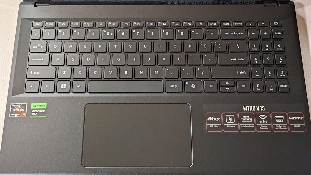 acer Nitro V Gaming Laptop | AMD Ryzen 7 8845HS Octa-Core AI Capable Processor | NVIDIA GeForce RTX 4060 GPU | 16
