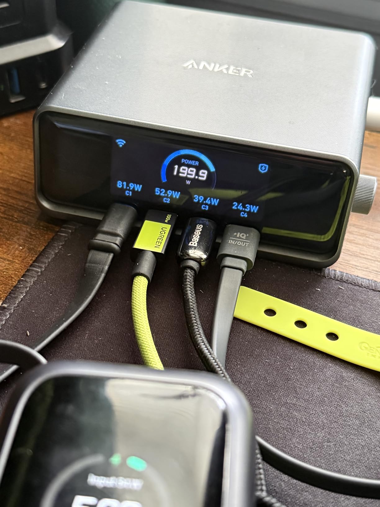 Anker Prime Charger, 250W GaN Prime USB C Charging Station, Ultra-Fast 6-Port, 2.26