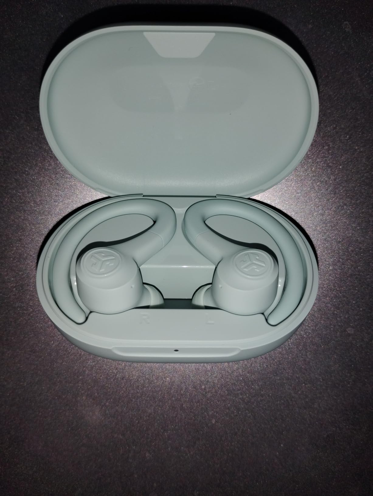 JLab Go Sport+ Wireless Workout Earbuds Featuring C3 Clear Calling, Secure Earhook Sport Design, 35+ Hour Bluetooth Playtime, and 3 EQ Sound Settings (Graphite) - Customer Photo 2