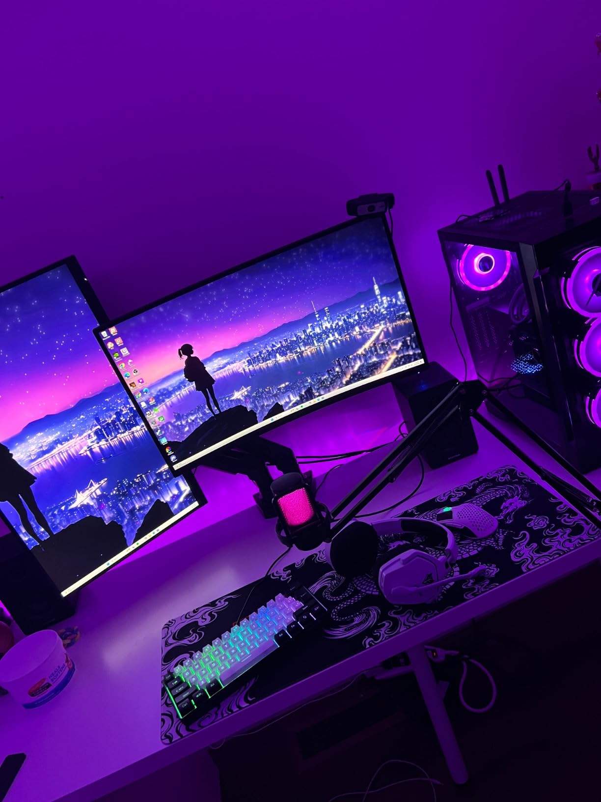 CLX Gaming PC - Intel Core i9 14900KF 3.2GHz, GeForce RTX 4070 Super, 1TB NVMe M.2 SSD, 4TB HDD, 32GB DDR5 RGB Memory, 360mm AIO, WiFi, Windows 11 Home, Black - Customer Photo 4