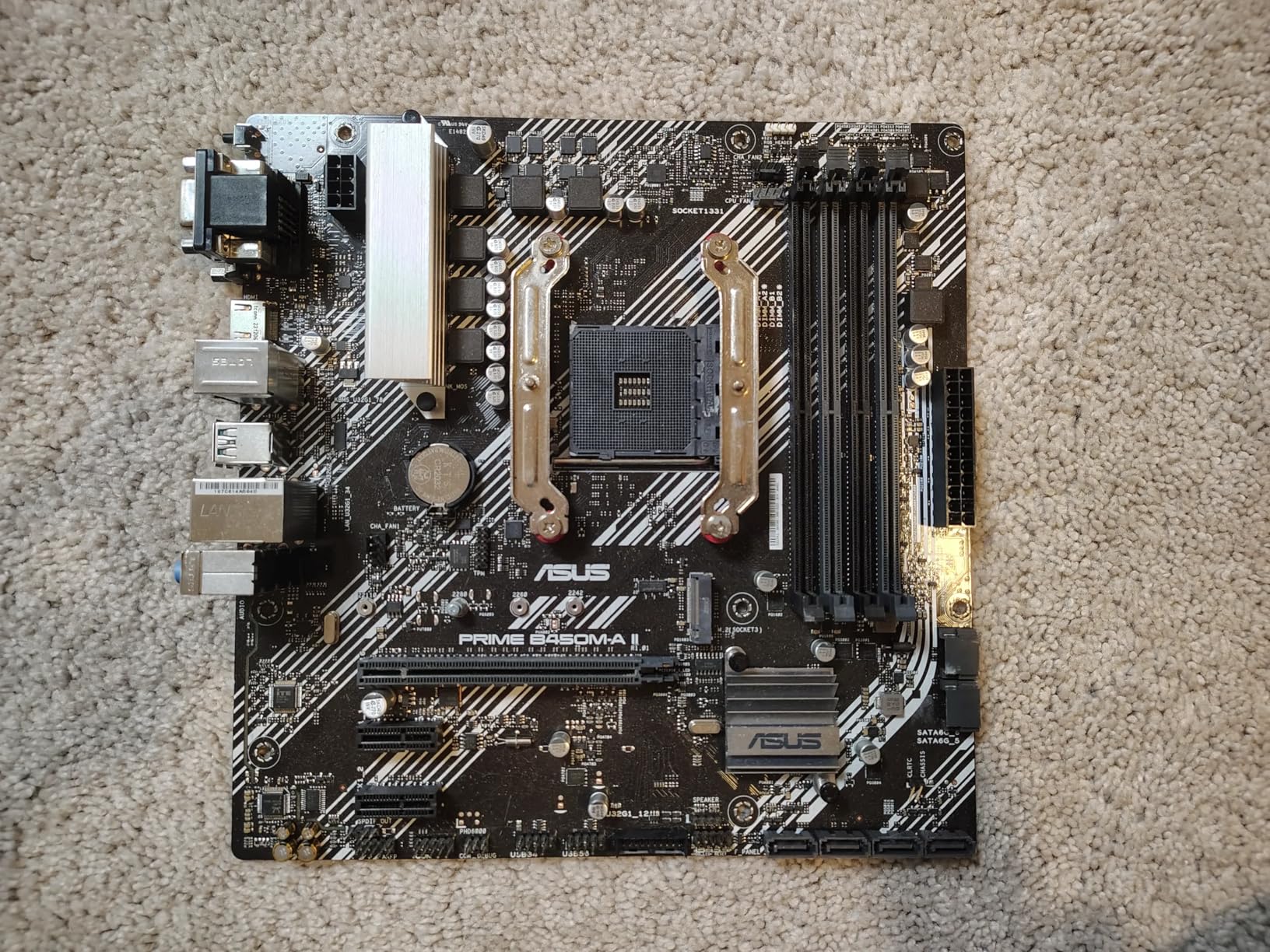 ASUS Prime B550-PLUS AC-HES AMD AM4 (3rd Gen Ryzen) ATX Motherboard (Dual M.2, PCIe4.0, WIFI5, 1Gb Ethernet, SATA 6 Gbps, USB 3.2 Gen 2 Type-C, Front USB 3.2 Gen 1 Type-C and CEC Tier II Ready) Customer Review ASUS Prime B550-PLUS AC-HES AMD AM4 (3rd Gen Ryzen) ATX Motherboard (Dual M.2, PCIe4.0, WIFI5, 1Gb Ethernet, SATA 6 Gbps, USB 3.2 Gen 2 Type-C, Front USB 3.2 Gen 1 Type-C and CEC Tier II Ready) - Customer Photo 1