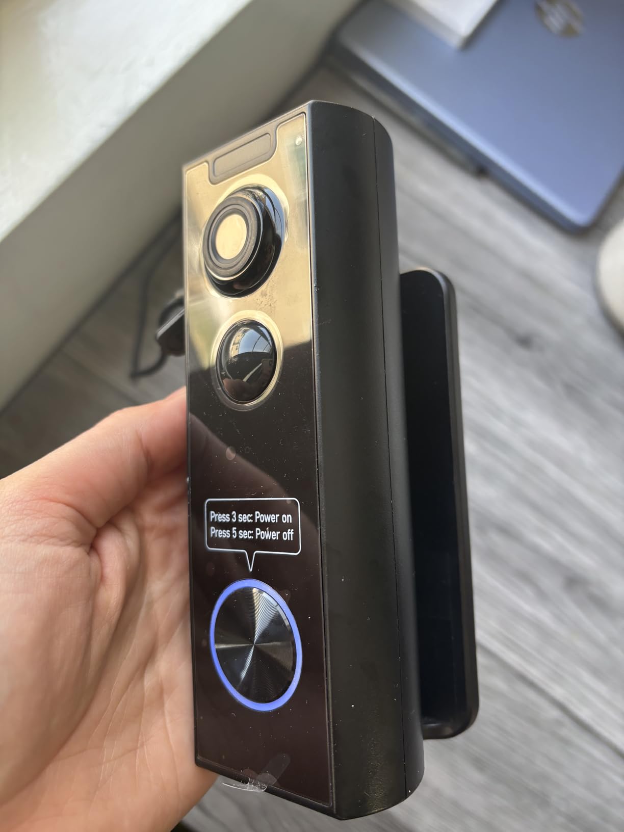 XTU Doorbell Camera Wireless No Subscription, 2K Video Doorbell with Chime, 2-way Audio, Instant Alert, Human Detection, Night Vision, 2.4G Wi-Fi, Works with Alexa and Google Assistant, Indoor Outdoor Customer Review XTU Doorbell Camera Wireless No Subscription, 2K Video Doorbell with Chime, 2-way Audio, Instant Alert, Human Detection, Night Vision, 2.4G Wi-Fi, Works with Alexa and Google Assistant, Indoor Outdoor - Customer Photo 1