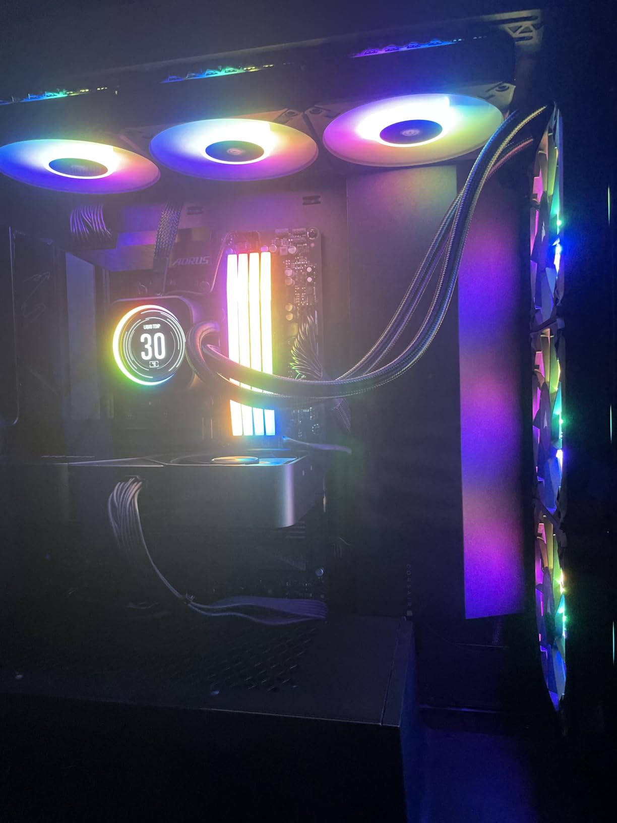 INLAND AMD Ryzen 7 7700X CPU Processor with GIGABYTE B650 Gaming X AX V2 Motherboard (AM5, ATX, DDR5, USB 3.2 Gen2x2 Type-C, Wi-Fi 6E), Soly by Micro Center - Customer Photo 1