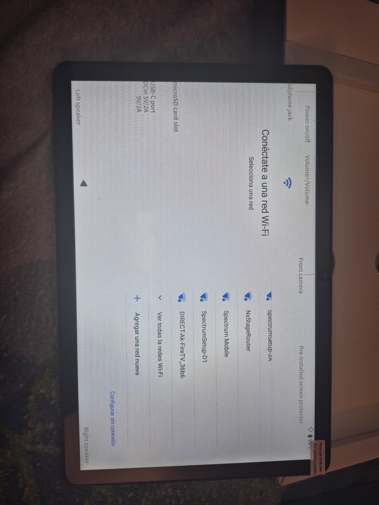 Android 15 Tablet,11 Inch Tablets with Octa Core Processor, 12GB RAM + 128GB ROM 1TB Expand, Widevine L1, 8000mAh Battery, 2.4/5Ghz Dual Band WiFi/GPS/FM Radio,5/8MP Cameras, Case Included - Black - Customer Photo 3