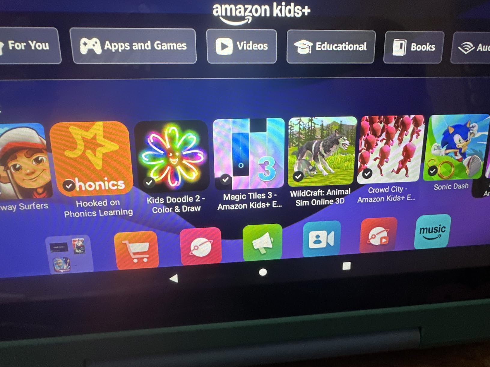Fire HD 8 Kids Pro tablet, ages 6-12. Bright 8