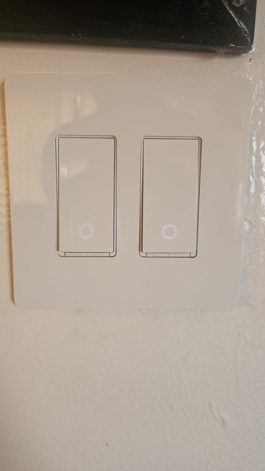 Kasa Smart Switch 2-Gang HS200-2, Single Pole,Neutral Wire Required, 2.4GHz Wi-Fi Light Switch Compatible with Alexa and Google Home, UL Certified, No Hub Required, White - Customer Photo 2