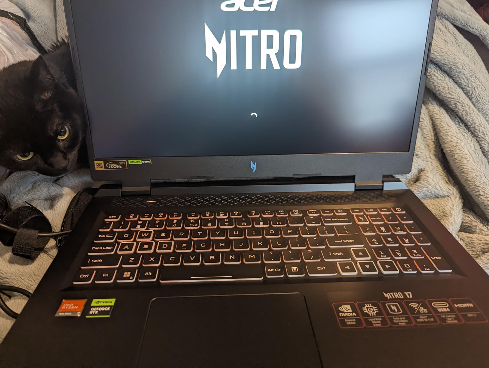 Acer Nitro 16 Gaming Laptop | AMD Ryzen 5 7640HS Hexa-Core CPU | NVIDIA GeForce RTX 4050 Laptop GPU | 16 Acer Nitro 16 Gaming Laptop | AMD Ryzen 5 7640HS Hexa-Core CPU | NVIDIA GeForce RTX 4050 Laptop GPU | 16