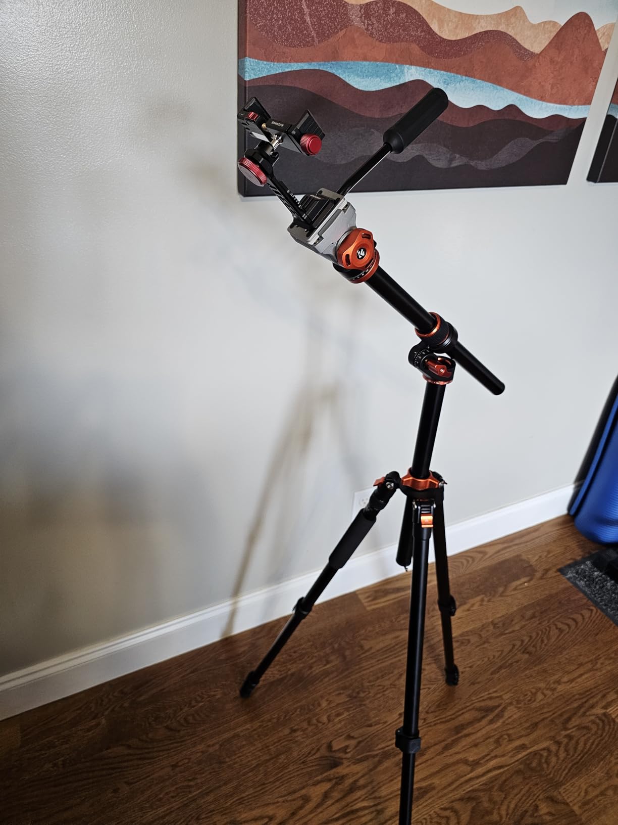 K&F CONCEPT 90''/230cm Overhead Camera Tripod, Horizontal Shooting Video Tripods with Fluid Head Heavy Duty 10KG Load Capacity, Detachable Monopod, for Indoor and Outdoor Use T254A7+FH-03 Customer Review K&F CONCEPT 90''/230cm Overhead Camera Tripod, Horizontal Shooting Video Tripods with Fluid Head Heavy Duty 10KG Load Capacity, Detachable Monopod, for Indoor and Outdoor Use T254A7+FH-03 - Customer Photo 1