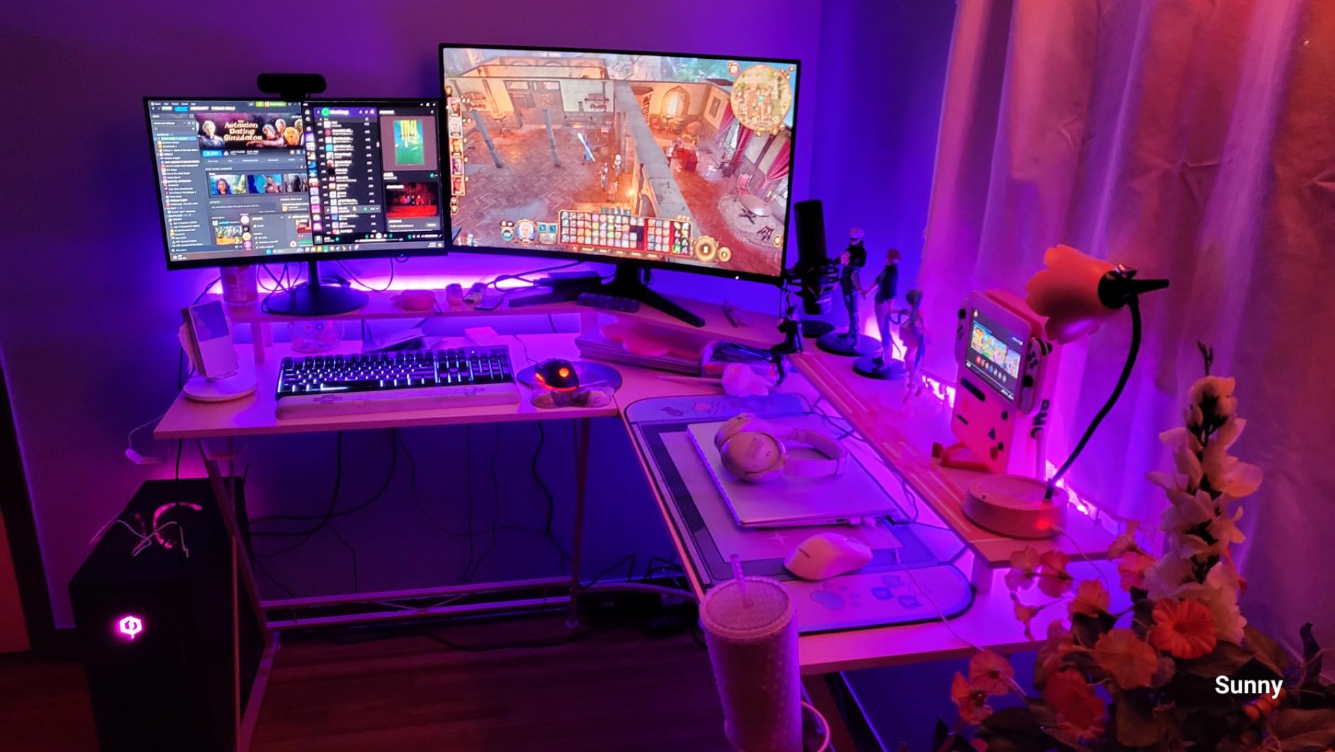 KOORUI 27 Inch Curved Gaming Monitor, Full HD 1080p 1500R 180Hz Computer Monitor, 99% sRGB, Adaptive Sync, Display Port 1.2x1 & HDMI 2.0x2, Eye Care, VESA Compatible, Black 27E6CA - Customer Photo 2