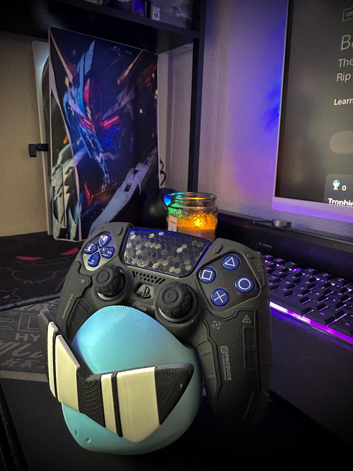 GeekShare G.S.TAC Tactical PS5 Controller Skin Set, Anti-Slip Silicone Protective Cover Skin Case for PS5 Wireless Controller with 2 Thumb Grip Caps and 2 Stickers - for Black Myth: Wukong Customer Review GeekShare G.S.TAC Tactical PS5 Controller Skin Set, Anti-Slip Silicone Protective Cover Skin Case for PS5 Wireless Controller with 2 Thumb Grip Caps and 2 Stickers - for Black Myth: Wukong - Customer Photo 5