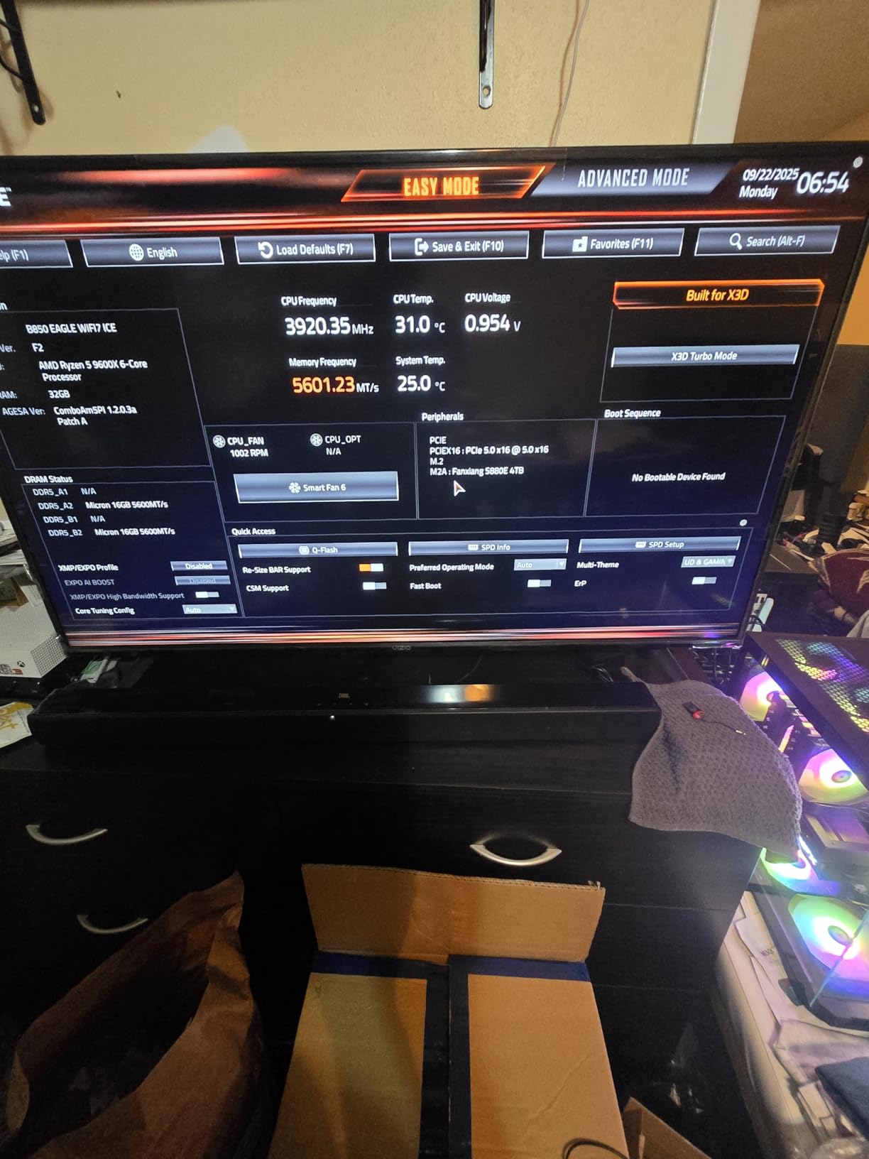 AMD Ryzen™ 5 9600X 6-Core, 12-Thread Unlocked Desktop Processor Customer Review AMD Ryzen™ 5 9600X 6-Core, 12-Thread Unlocked Desktop Processor - Customer Photo 4