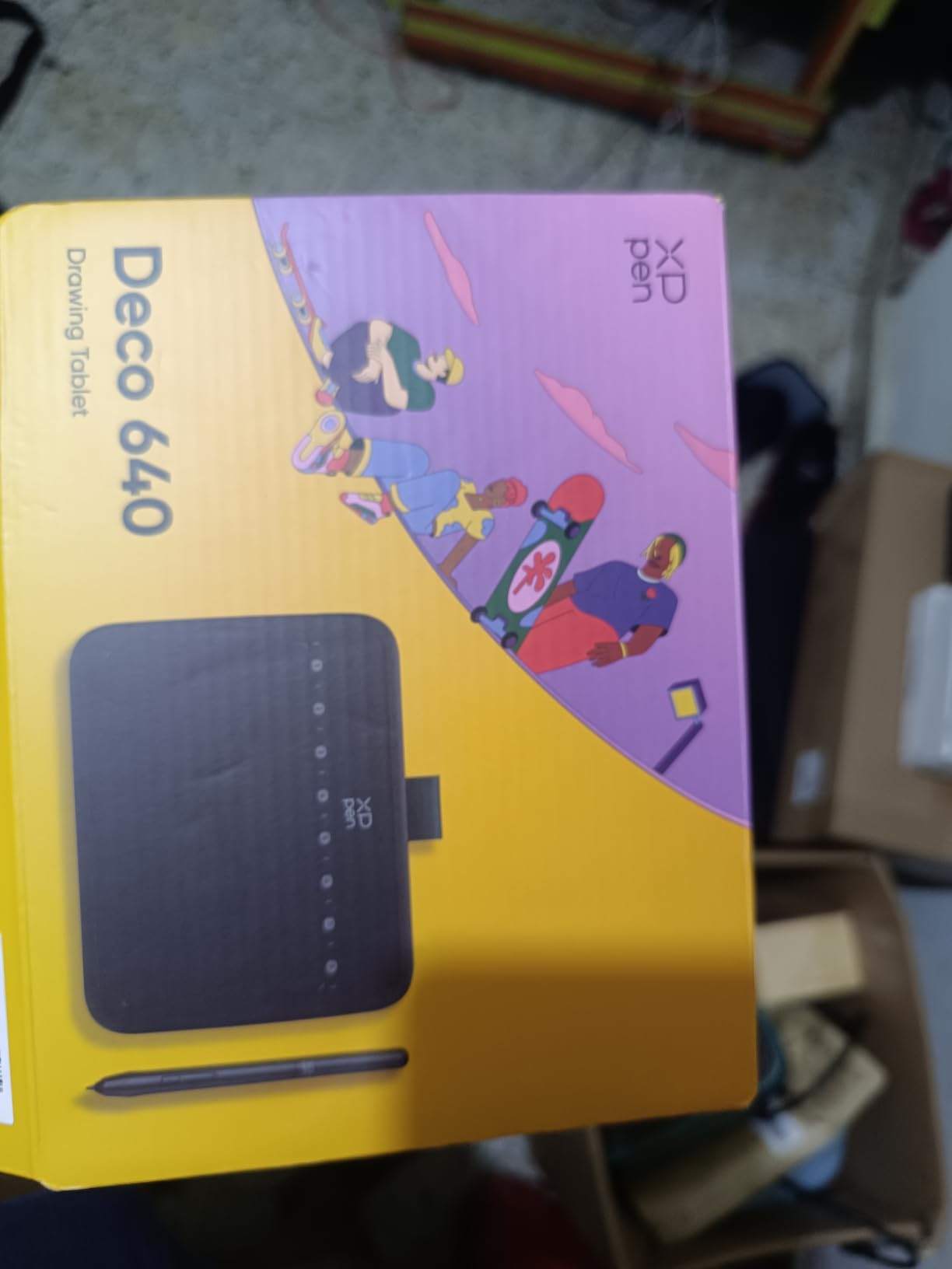 XPPen Deco 640 Drawing Tablet with 16384 Pressure Levels Sensitivity Battery-Free Stylus 6*4 Inch OSU Drawing Pad Graphic Tablet for Digital Drawing Teaching Designing Editing Work for PC Mac Android Customer Review XPPen Deco 640 Drawing Tablet with 16384 Pressure Levels Sensitivity Battery-Free Stylus 6*4 Inch OSU Drawing Pad Graphic Tablet for Digital Drawing Teaching Designing Editing Work for PC Mac Android - Customer Photo 2