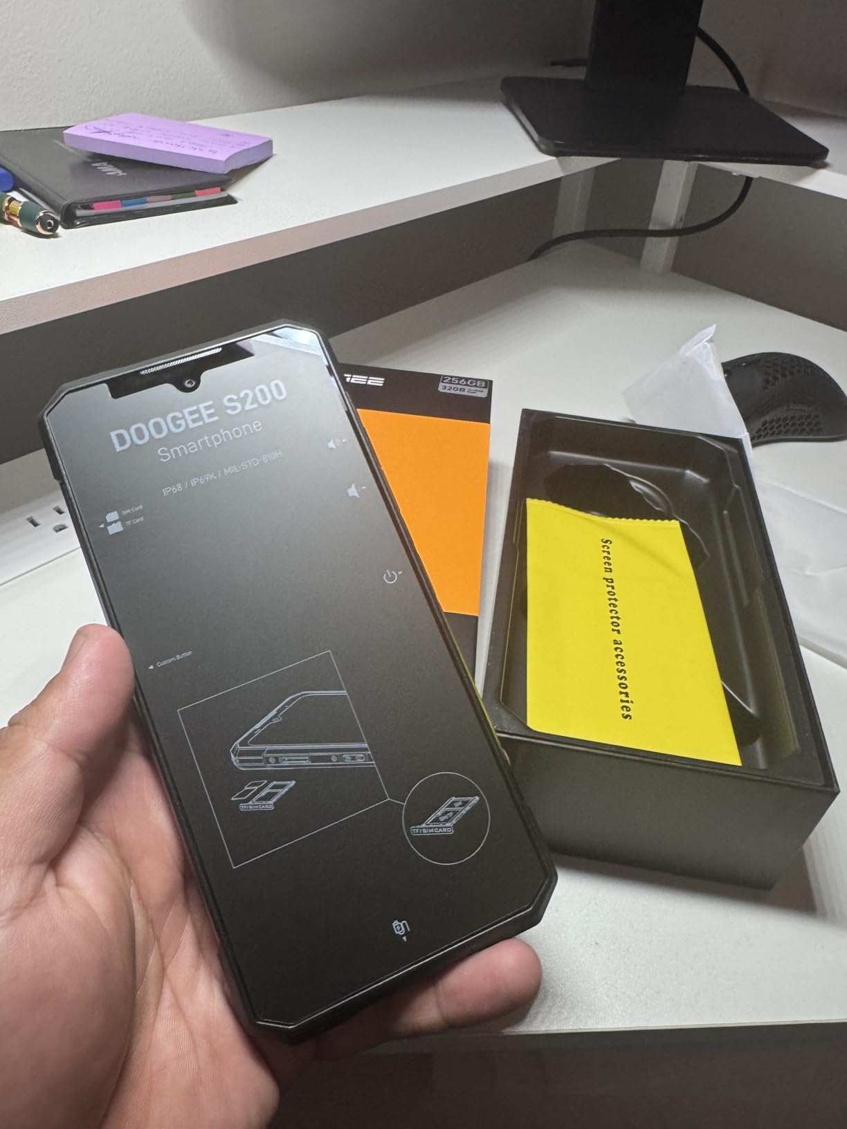 DOOGEE S200 Rugged Smartphone 5G Unlocked, 256GB+32GB RAM Rugged Phone with 1.32