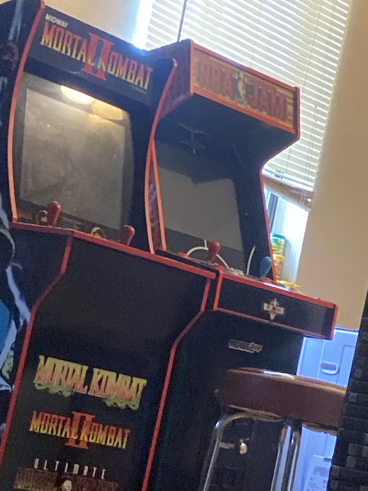 ARCADE1UP NBA Jam Deluxe 2-Player Control Panel Arcade Machine, Built for Your Home, 5 Foot Tall Cabinet with 3 Classic Games - Customer Photo 4