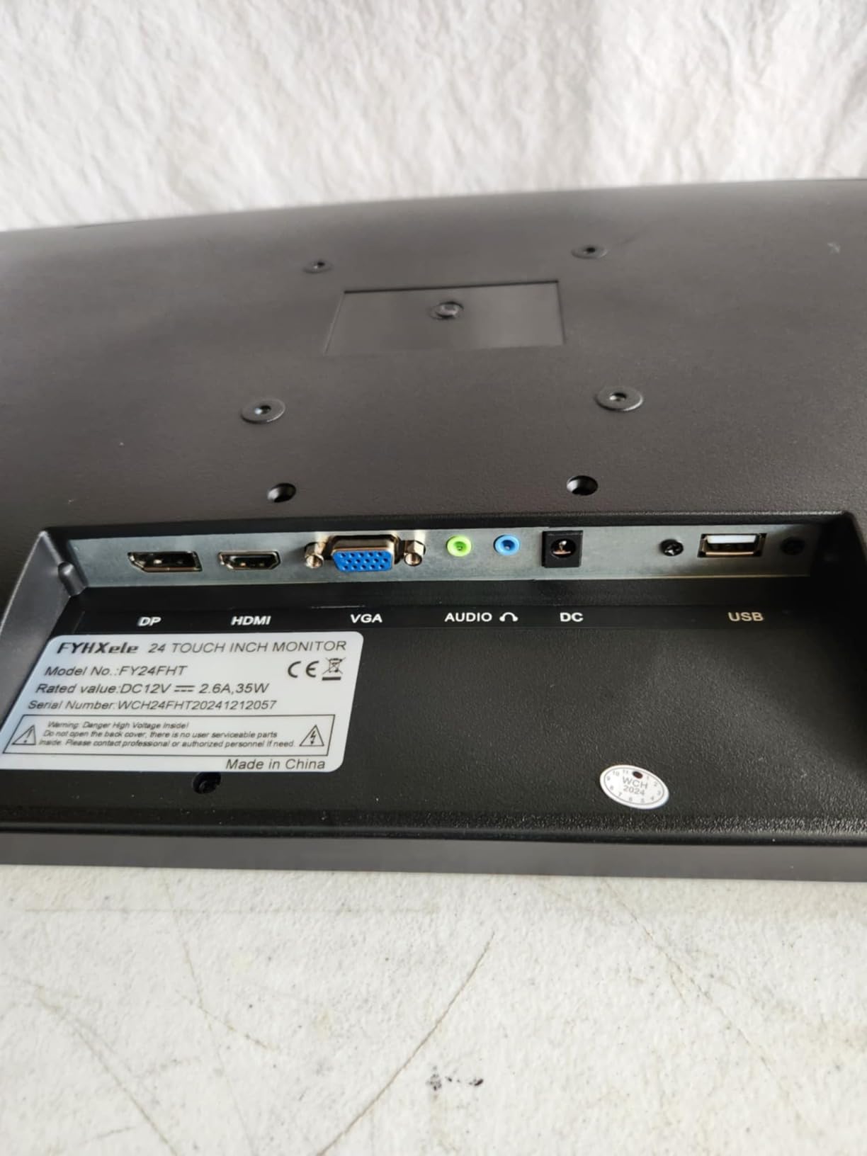 24 Inch Touchscreen Monitor, IPS FHD 1080P Touch PC Display, 100Hz, LED Backlit Multi-Touch Monitor, VESA, HDMI & VGA & USB Computer Touch Screen for Gaming, Business, Warehouse, Bar, Gym Customer Review 24 Inch Touchscreen Monitor, IPS FHD 1080P Touch PC Display, 100Hz, LED Backlit Multi-Touch Monitor, VESA, HDMI & VGA & USB Computer Touch Screen for Gaming, Business, Warehouse, Bar, Gym - Customer Photo 2