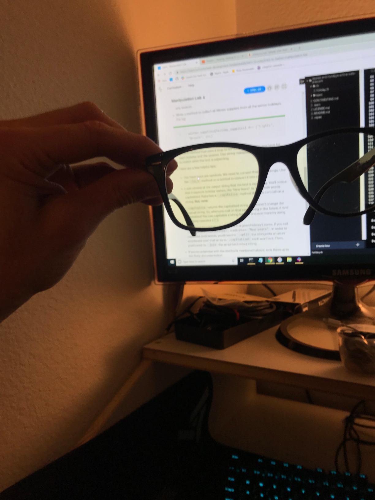 Prospek Mens Blue Light Glasses,CARBON - High Optical Quality Lenses and Ultra Light Frame - Customer Photo 1