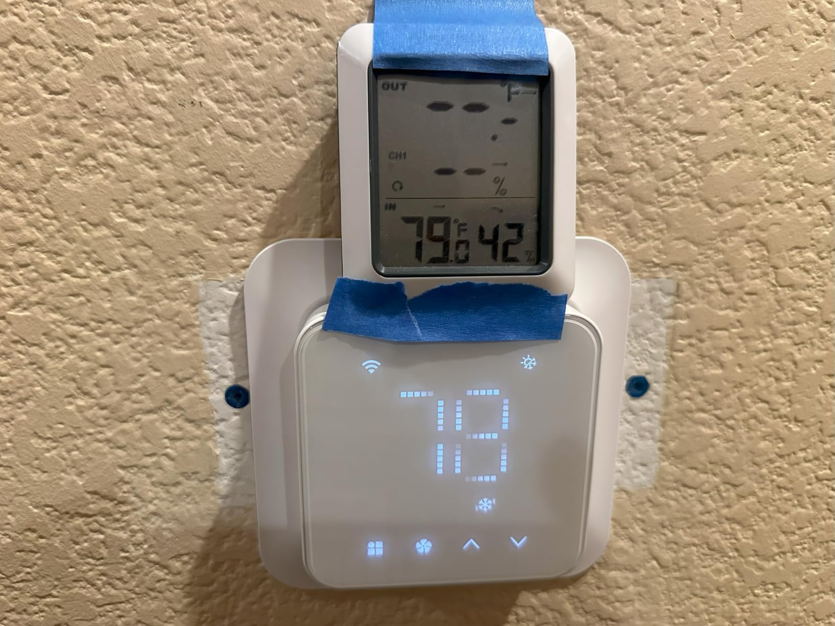 meross Smart Thermostat for Home, WiFi Thermostat Works with Matter, Alexa, Apple Home, Google Assistant, App & Voice Control, 7x24h Scheduling, Energy Saving, C-Wire Required Customer Review meross Smart Thermostat for Home, WiFi Thermostat Works with Matter, Alexa, Apple Home, Google Assistant, App & Voice Control, 7x24h Scheduling, Energy Saving, C-Wire Required - Customer Photo 2