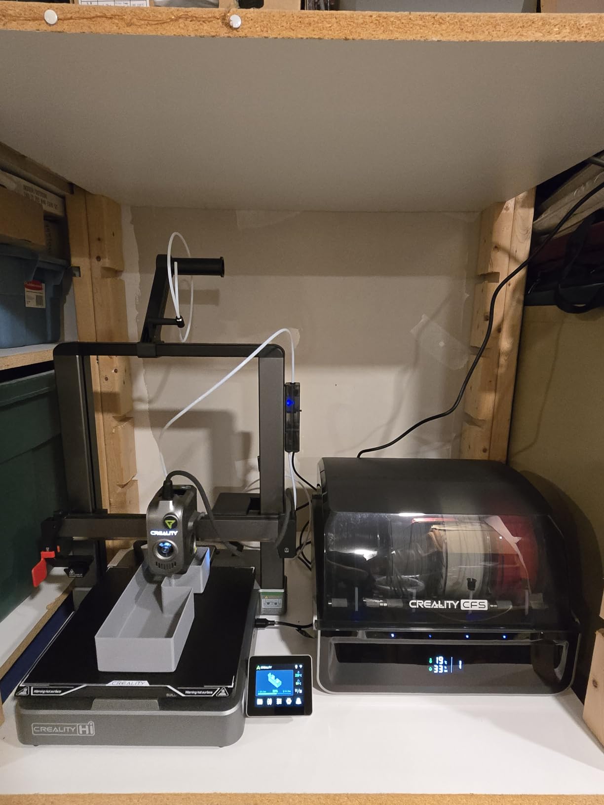 Creality K2 SE 3D Printer, 500mm/s High-Speed Printing, Support Multi Color 3D Printing Needs CFS, Solid Metal Build, Auto Leveling, Direct Drive Extruder, Quick-Swap Nozzle, 220x215x245mm Print Size customer photo 1