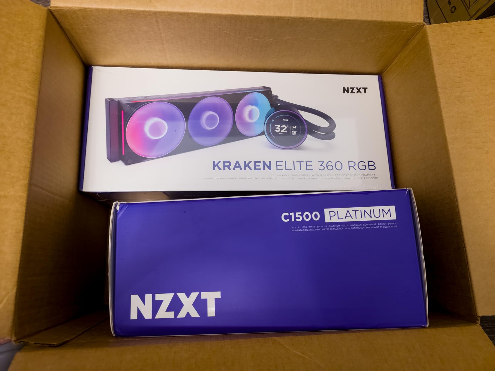 NZXT Kraken Elite 360 RGB 2024 - AIO CPU Liquid Cooler - 360mm Radiator - F360 RGB Core Fan - Customizable 2.72