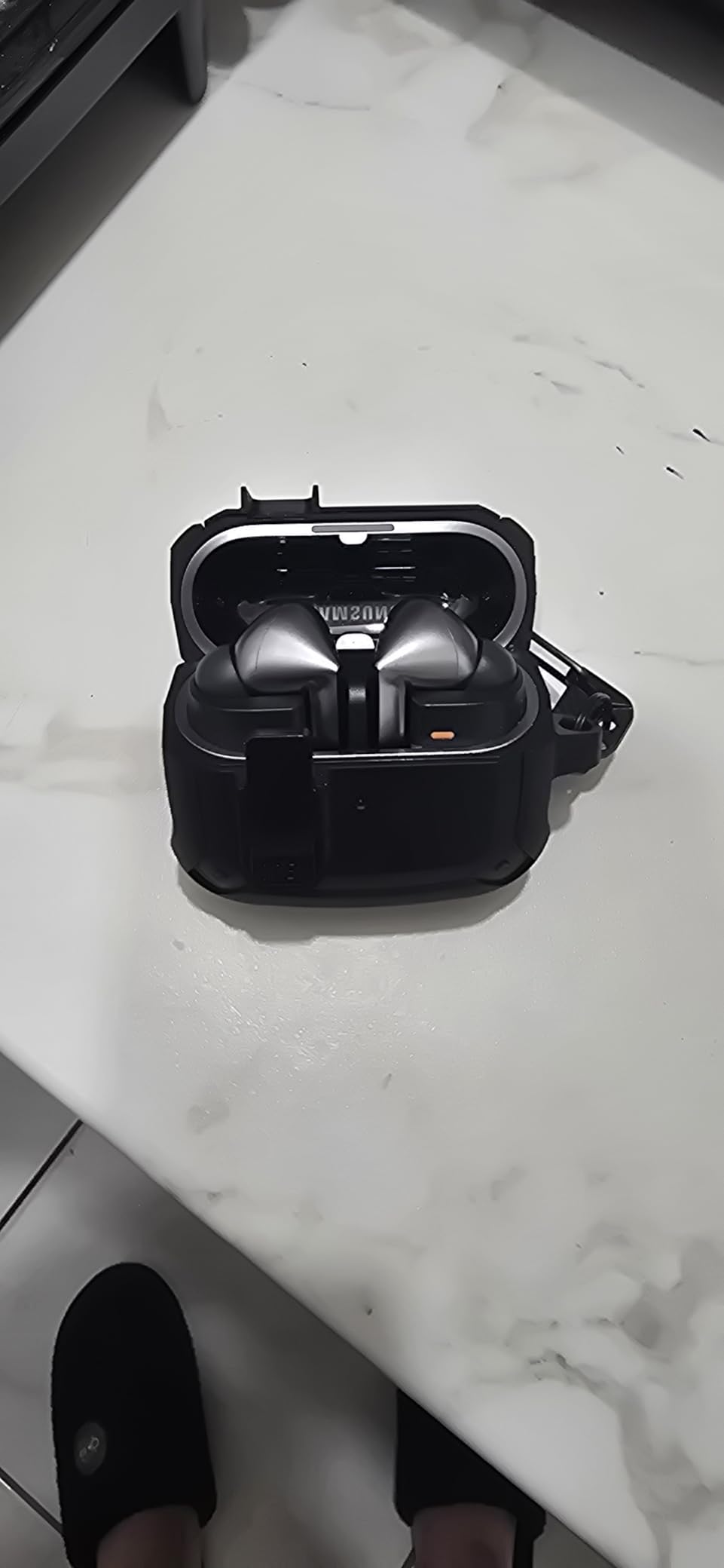 Samsung Galaxy Buds 3 Pro AI True Wireless Bluetooth Earbuds, Noise Cancelling, Sound Optimization, Redesigned Comfort Fit, Silver [US Version, Amazon Exclusive, 2Yr Warranty] customer photo 1