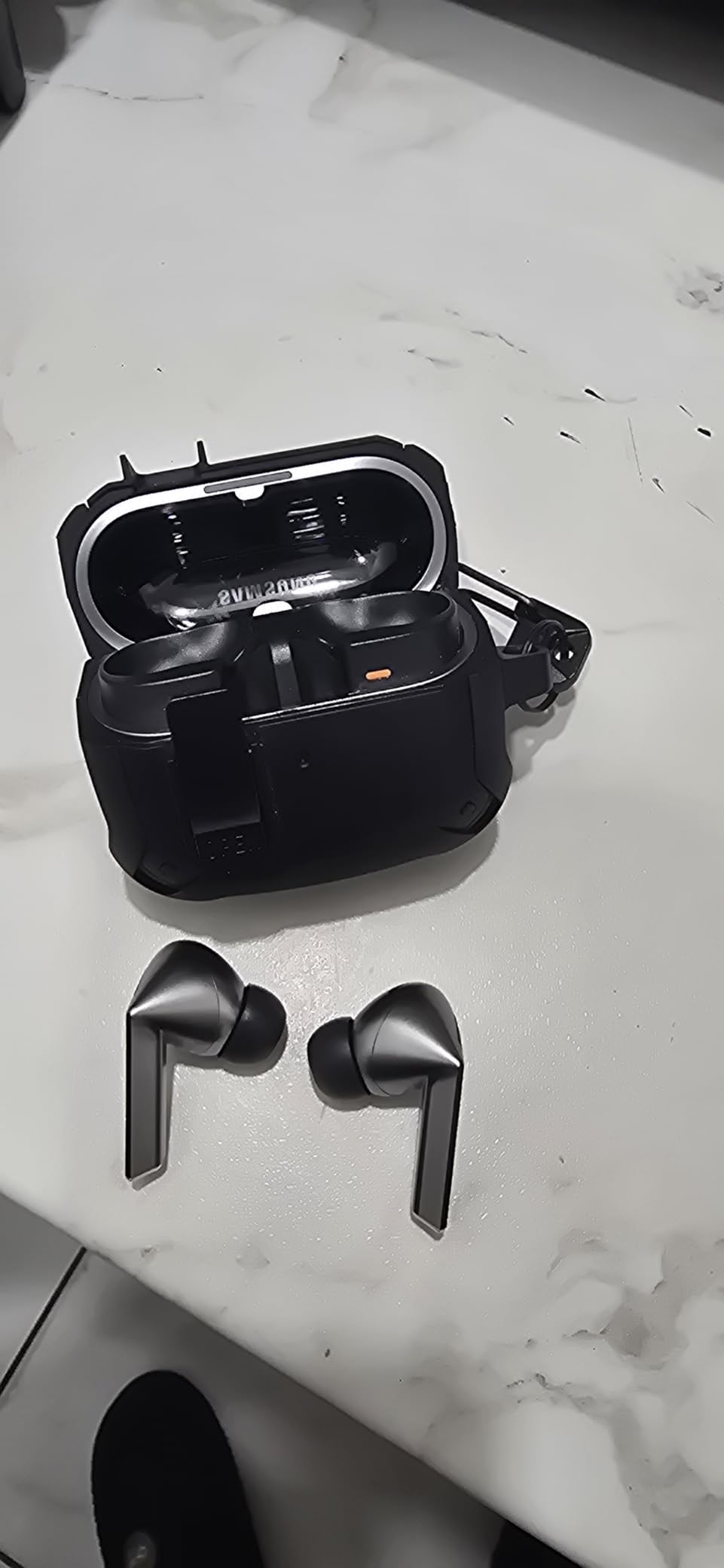 Samsung Galaxy Buds 3 Pro AI True Wireless Bluetooth Earbuds, Noise Cancelling, Sound Optimization, Redesigned Comfort Fit, Silver [US Version, Amazon Exclusive, 2Yr Warranty] customer photo 2