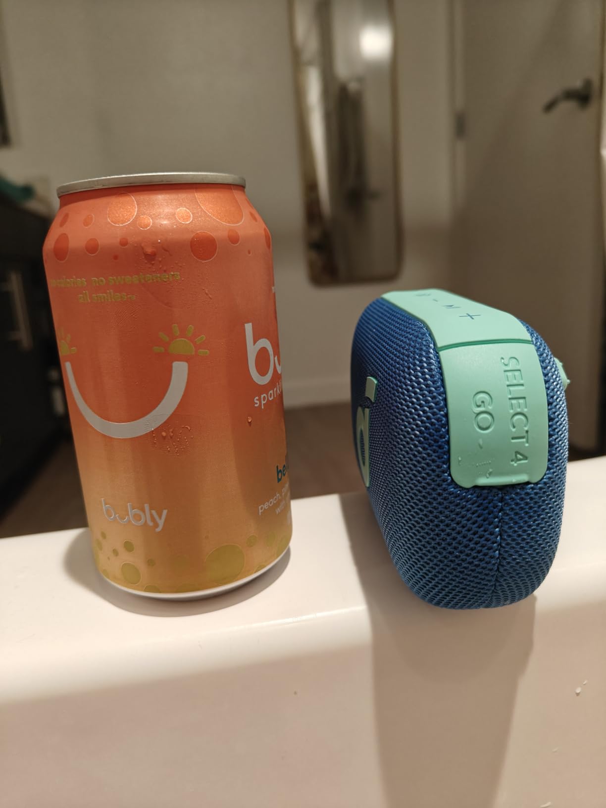 Soundcore Select 4 Go Bluetooth Shower Speaker by Anker, IP67 Waterproof/Dustproof, Ultra-Portable Speaker, Wireless, 20H Playtime, Floatable, Powerful Sound, Electronics for Outdoors/Home/Travel Customer Review Soundcore Select 4 Go Bluetooth Shower Speaker by Anker, IP67 Waterproof/Dustproof, Ultra-Portable Speaker, Wireless, 20H Playtime, Floatable, Powerful Sound, Electronics for Outdoors/Home/Travel - Customer Photo 1