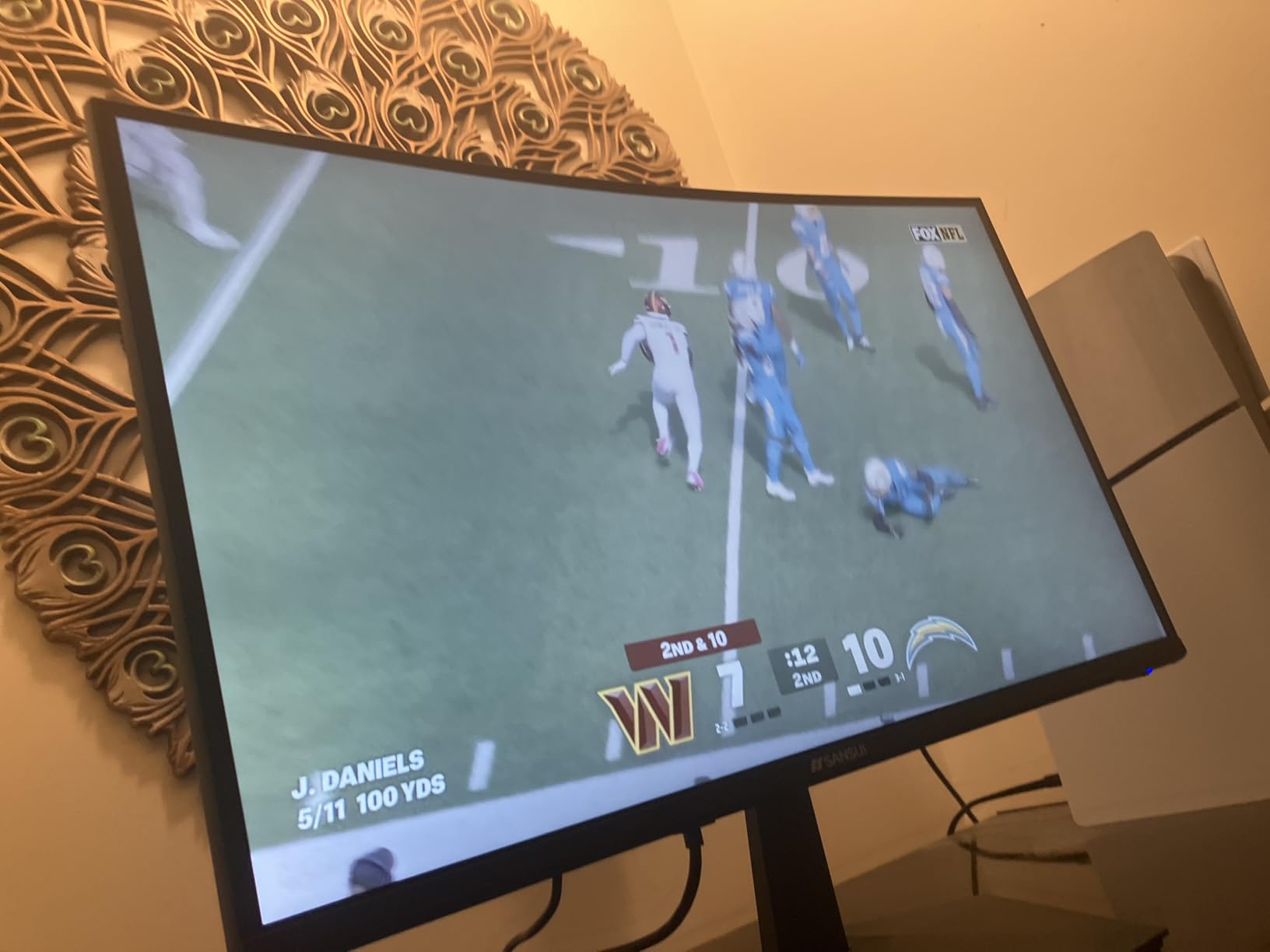 SANSUI 27 Inch Curved Gaming Monitor 200Hz 1ms with Speakers FHD 1080P Computer Monitor FreeSync|1500R|130% sRGB|HDR|Low Blue Light|HDMI DP Ports|VESA Mount|Metal Stand(HDMI Cable Incl.) - Customer Photo 5