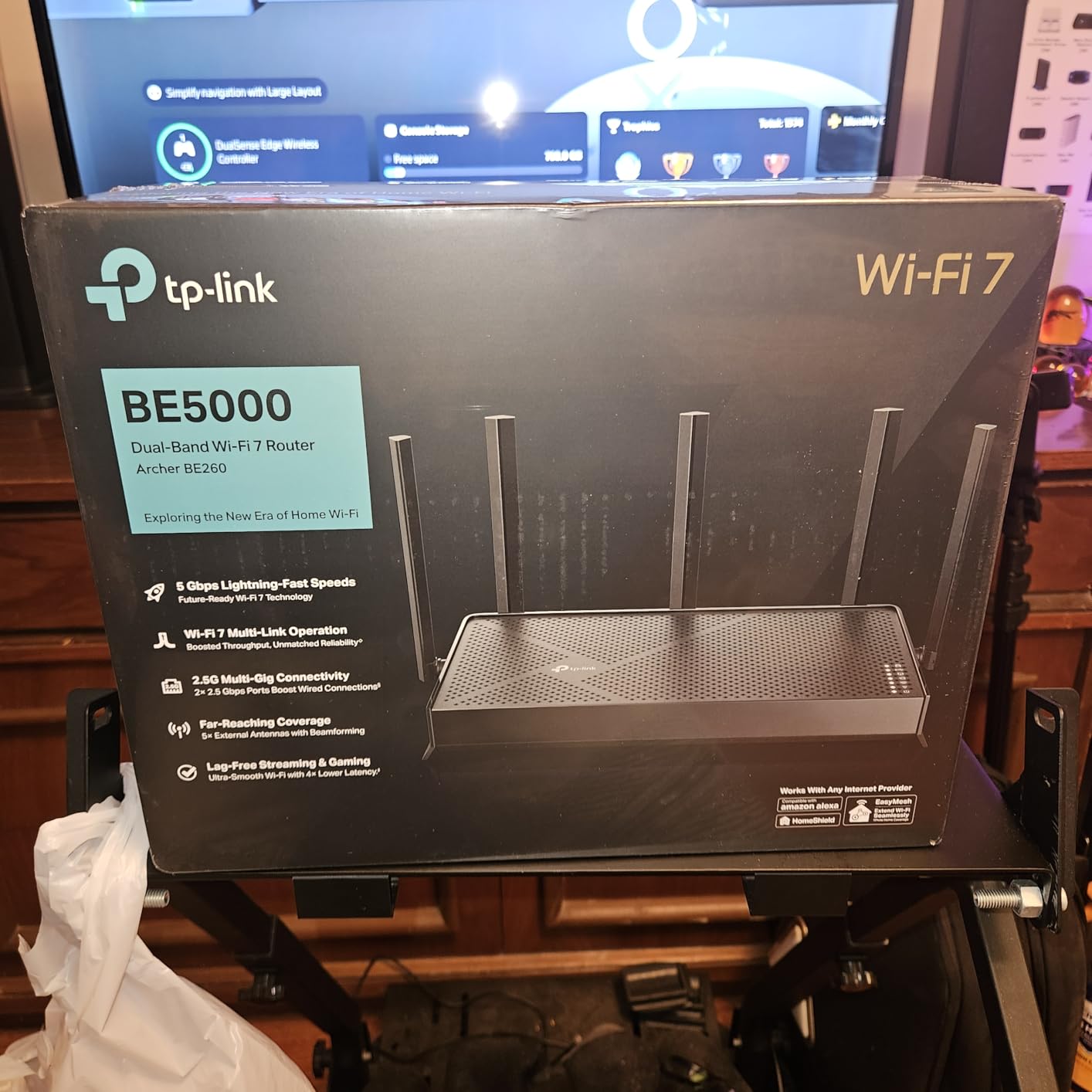 TP-Link Dual-Band BE3600 Wi-Fi 7 Router Archer BE230 | 4-Stream | 2x2.5G + 3x1G Ports, USB 3.0, 2.0 GHz Quad Core, 4 Antennas | VPN, EasyMesh customer photo 1