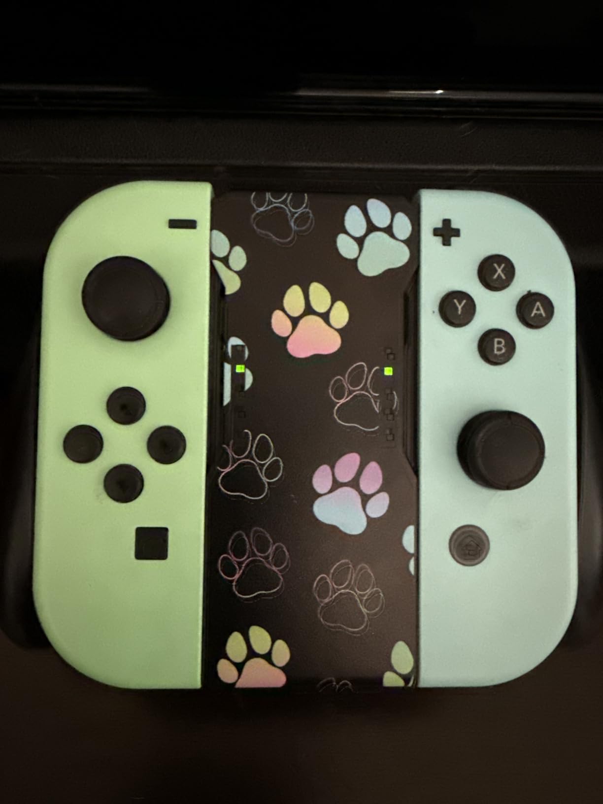 Lotadilo Joy-Con Grip for Nintendo Switch/Switch Oled - JoyCon Comfort Hand Grips Controller for Women Girls Teen Boys Cute Cartoon Design, Cat Flower Customer Review Lotadilo Joy-Con Grip for Nintendo Switch/Switch Oled - JoyCon Comfort Hand Grips Controller for Women Girls Teen Boys Cute Cartoon Design, Cat Flower - Customer Photo 2