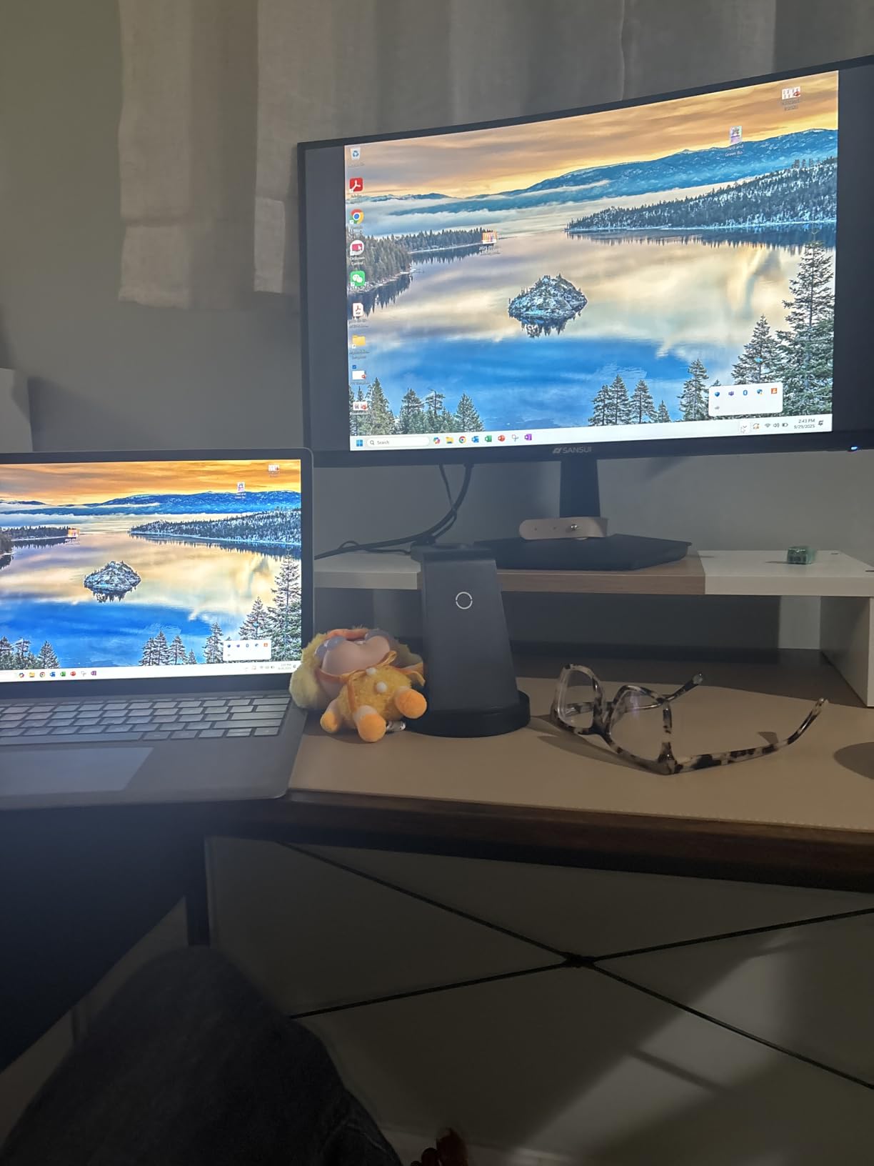SANSUI 32 Inch Curved 240Hz Gaming Monitor High Refresh Rate, FHD 1080P Gaming PC Monitor HDMI DP1.4, Curved 1500R, 1Ms MPRT, HDR,Metal Stand,VESA Compatible(DP Cable Incl.) - Customer Photo 4