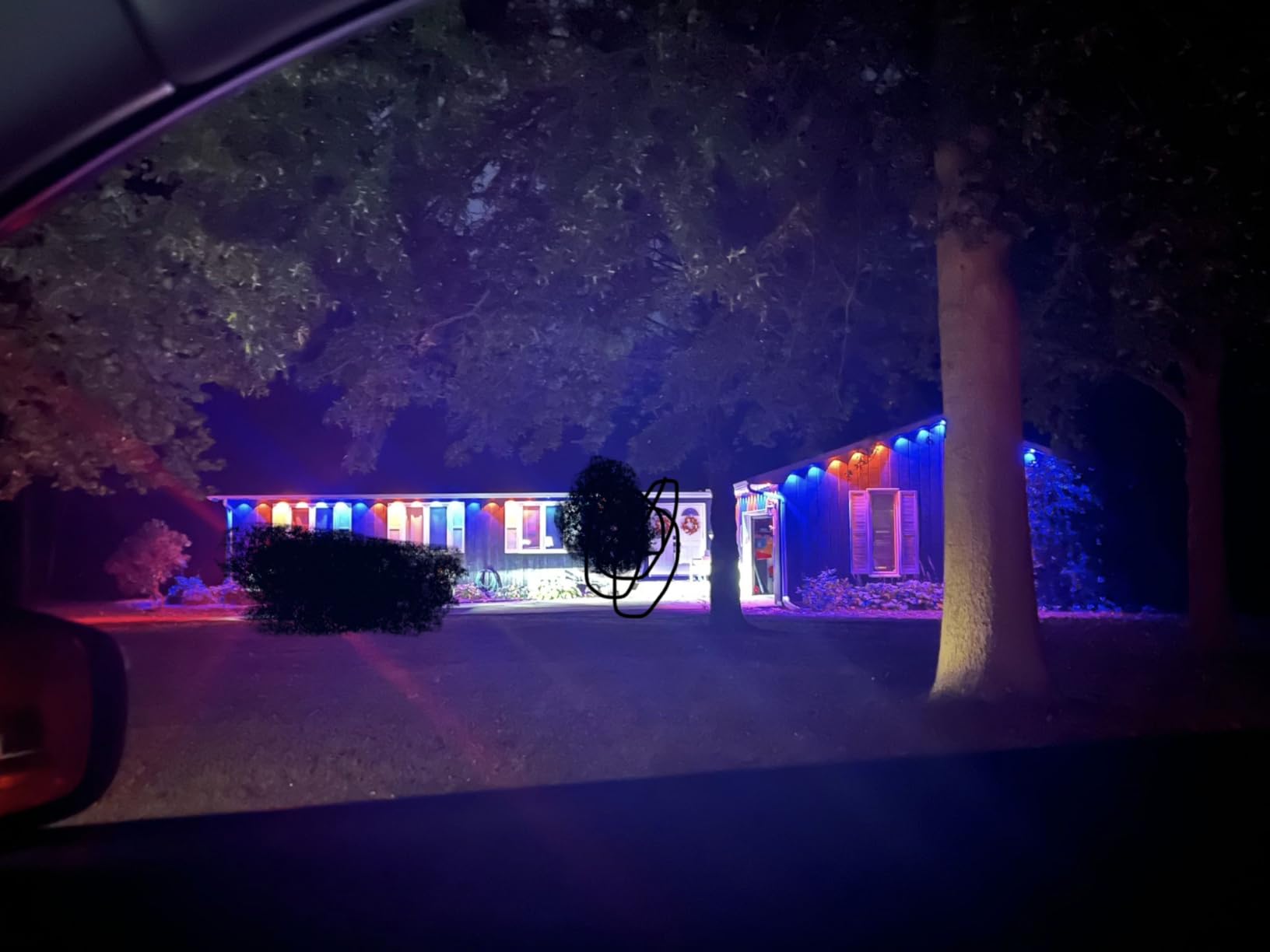 Lepro E1 AI Permanent Outdoor Lights APP Control, 100ft 60 LED Smart RGB+IC+Warm/Cool White House Eave Light for Halloween Christmas, Alexa Google Enabled, 2.4 GHz WiFi/Bluetooth, NO Remote Controller - Customer Photo 2
