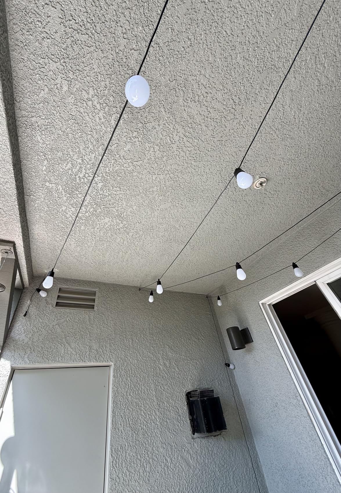 Lepro ZB1 AI Smart Outdoor String Lights APP Control, 100(88+12) ft RGB+IC+Warm White Outdoor Light 30 LED Bulbs, NOT Extendable, Alexa Google Enabled, Music Sync, NO Remote, 2.4 GHz WiFi+Bluetooth - Customer Photo 1