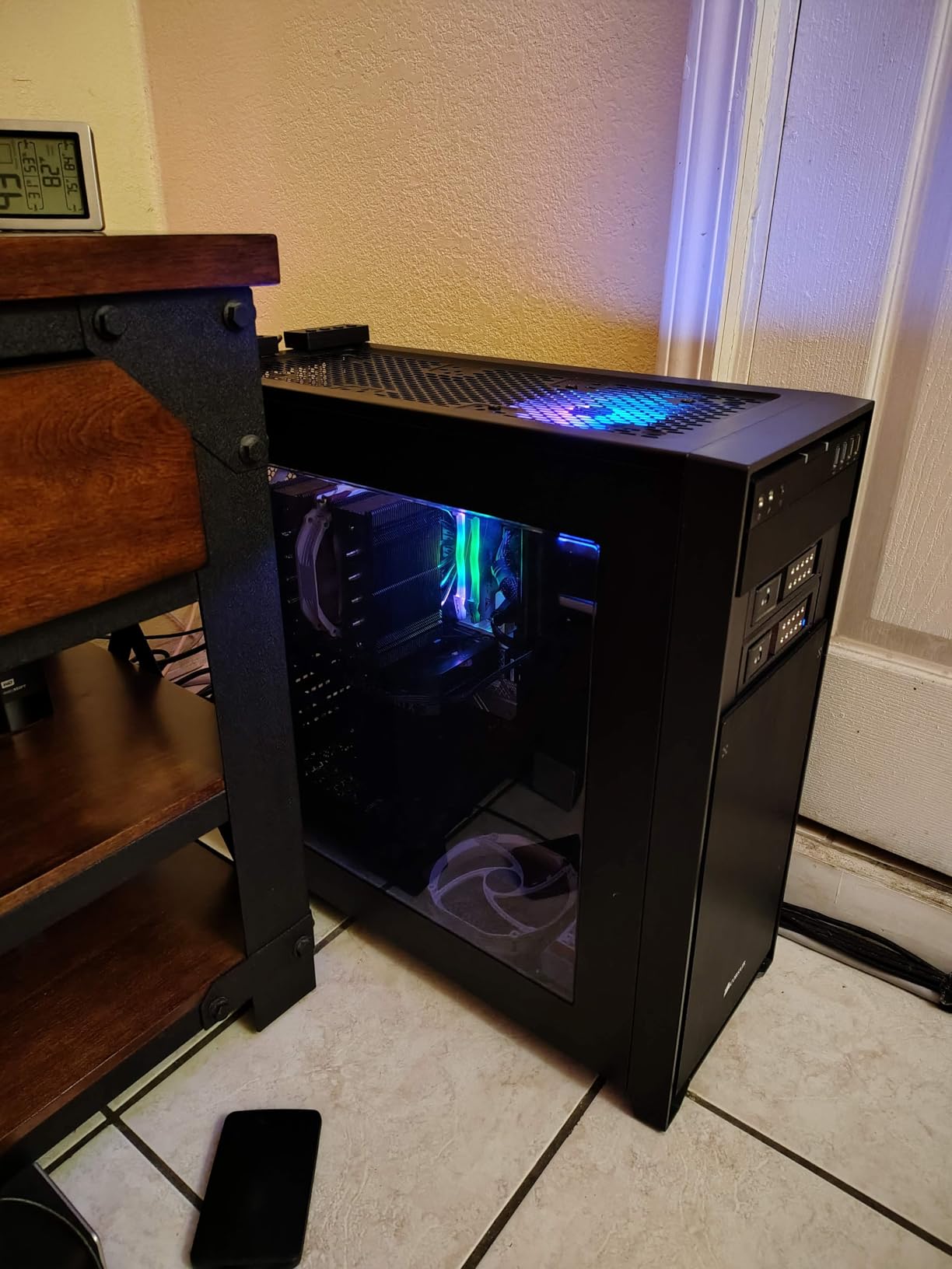 ASUS ROG Strix X870E-E Gaming WiFi AMD AM5 X870 ATX Motherboard 18+2+2 Power Stages, Dynamic OC Switcher, Core Flex, DDR5 AEMP, WiFi 7, 5X M.2, PCIe® 5.0, Q-Release Slim, USB4®, AI OCing & Networking - Customer Photo 1
