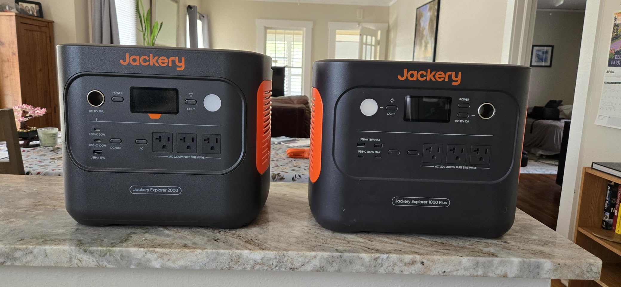 Jackery Explorer 2000 v2 Portable Power Station, 2042Wh LiFePO4 Home Backup Battery, 2200W Solar Generator, USB-C PD 100W Fast Charging for Emergencies, Power Outages, Camping(Solar Panel Optional) - Customer Photo 4