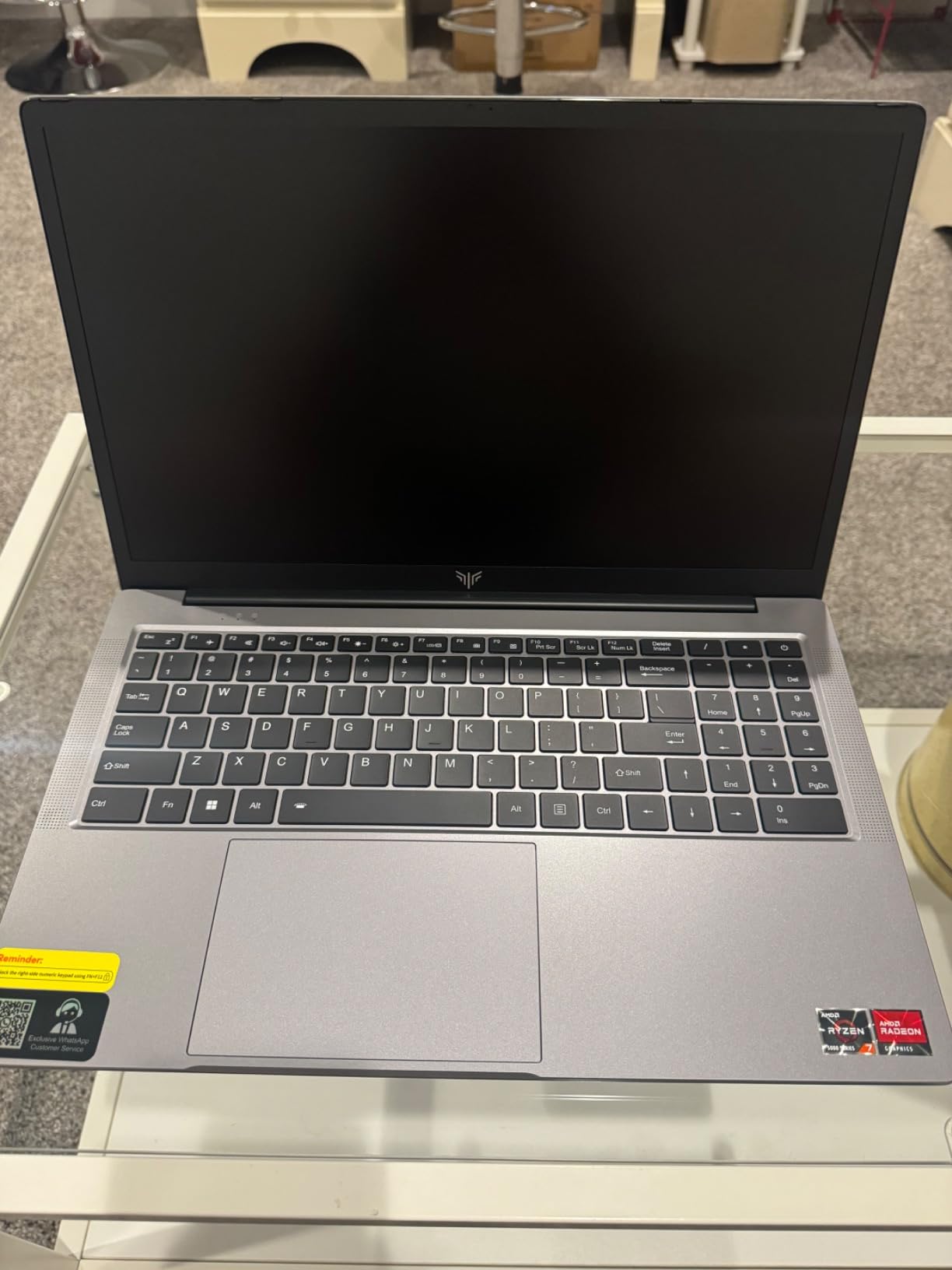 KAIGERR Gaming Laptop, Laptop with AMD Ryzen 7 5700U (8C/16T, Up to 4.3GHz), 16GB RAM 512GB NVMe SSD Laptop Computer, Radeon RX Vega 8 Graphics, 16.1-inch FHD Display, WiFi 6, 53Wh Battery, Backlit KB Customer Review KAIGERR Gaming Laptop, Laptop with AMD Ryzen 7 5700U (8C/16T, Up to 4.3GHz), 16GB RAM 512GB NVMe SSD Laptop Computer, Radeon RX Vega 8 Graphics, 16.1-inch FHD Display, WiFi 6, 53Wh Battery, Backlit KB - Customer Photo 1