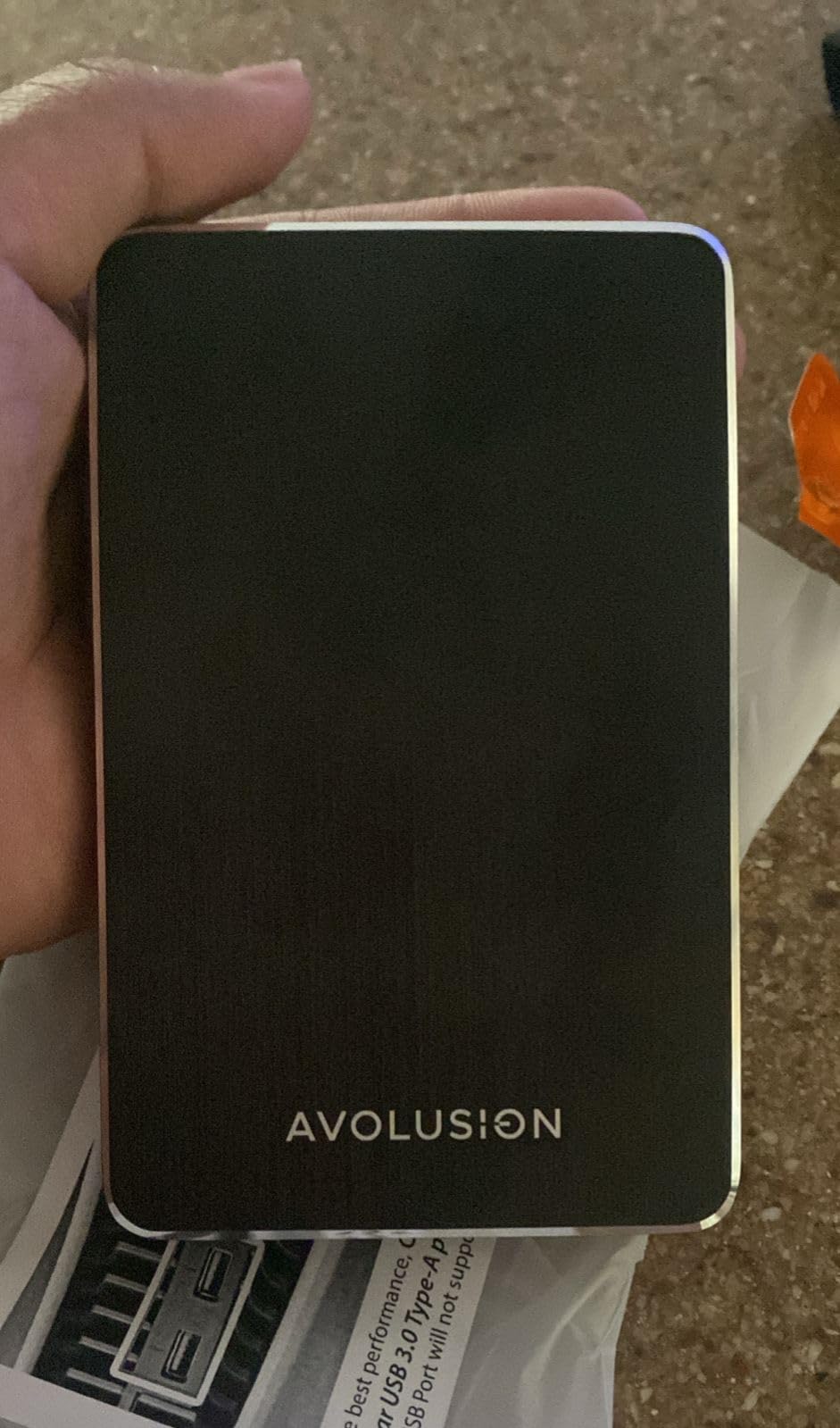 Avolusion M2 Series 1TB USB 3.0 Portable External Gaming Hard Drive (for PS4 / PS5 or Windows OS Laptop/PC) (Renewed) - Customer Photo 1