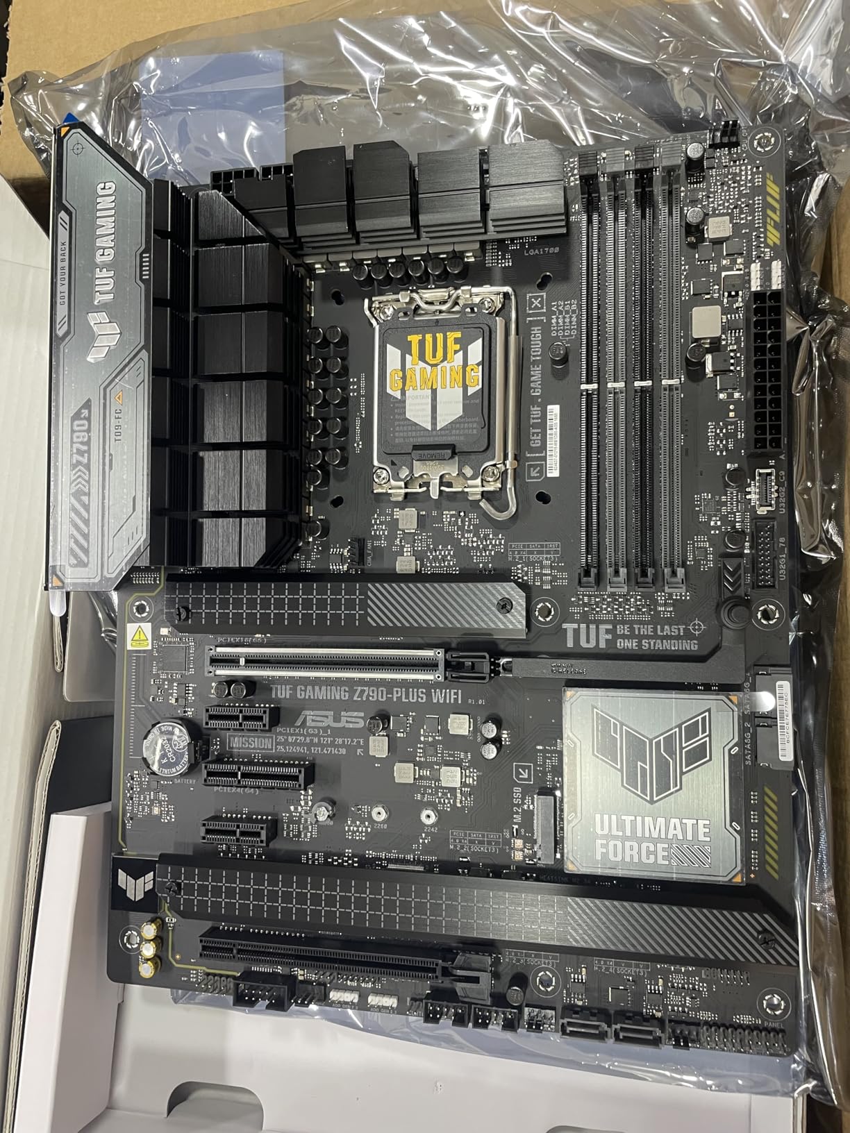ASUS TUF Gaming Z890-PLUS WiFi Z890 LGA 1851 ATX Motherboard, Intel® Core™ Ultra Series 2 Ready, Advanced AI PC-Ready, 16+1+2+1 Stages, DDR5, PCIe® 5.0, Thunderbolt™ 4 Type-C®, 4X M.2, Wi-Fi 7, 2.5Gb - Customer Photo 4