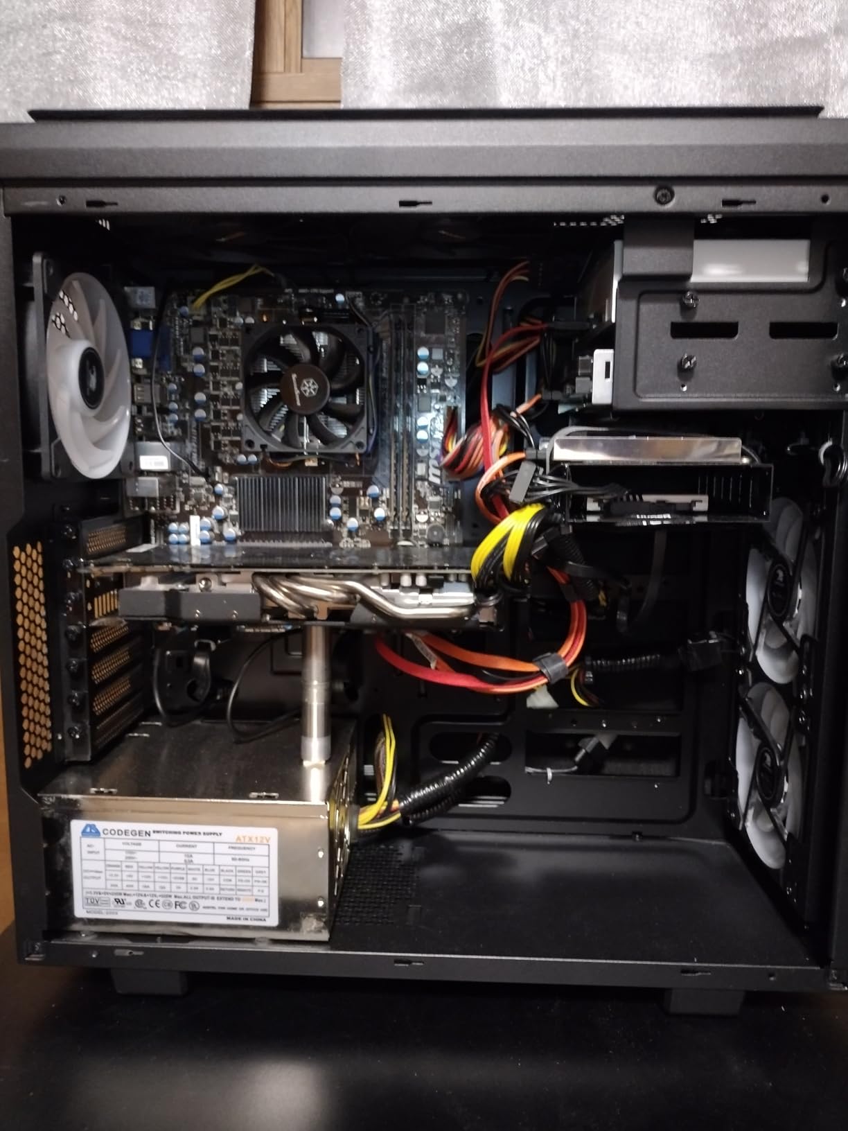 be quiet! Pure Base 501 Black ATX Case | 2 Preinstalled Pure Wings 3 140mm PWM Fans | Optimized Air Pressure | Compact PC Case | Vertical GPU Installation | USB 3.2 Gen. 2 Type C | BG073 Customer Review be quiet! Pure Base 501 Black ATX Case | 2 Preinstalled Pure Wings 3 140mm PWM Fans | Optimized Air Pressure | Compact PC Case | Vertical GPU Installation | USB 3.2 Gen. 2 Type C | BG073 - Customer Photo 2