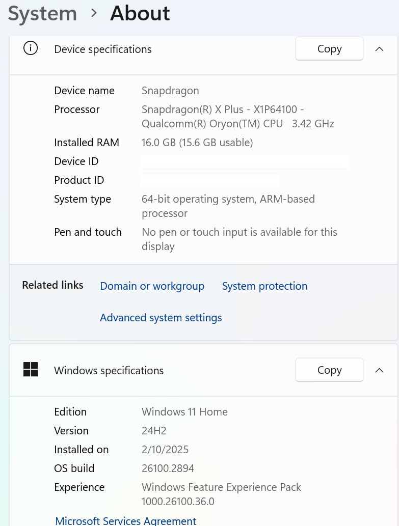 Dell Copilot + Inspiron 14 PC 5441 Laptop - 14-inch FHD+ (1920x1200) Display, Snapdragon X Plus - X1P-64-100, 16GB LPDDR5X RAM, 1TB SSD, Qualcomm Adreno, Windows 11 Home, Onsite Service - Titan Gray customer photo 1