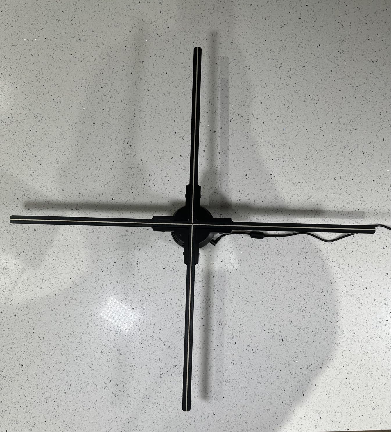 3D Hologram Fan,27.5 Inch 3D Hologram Led Fan Projector 2000*1444PX Resolution 832 LED Beads, Holographic Fan Advertising Support APP+Remote+Bluetooth Audio+Splicing,for Store ,Halloween,Christmas Customer Review 3D Hologram Fan,27.5 Inch 3D Hologram Led Fan Projector 2000*1444PX Resolution 832 LED Beads, Holographic Fan Advertising Support APP+Remote+Bluetooth Audio+Splicing,for Store ,Halloween,Christmas - Customer Photo 3