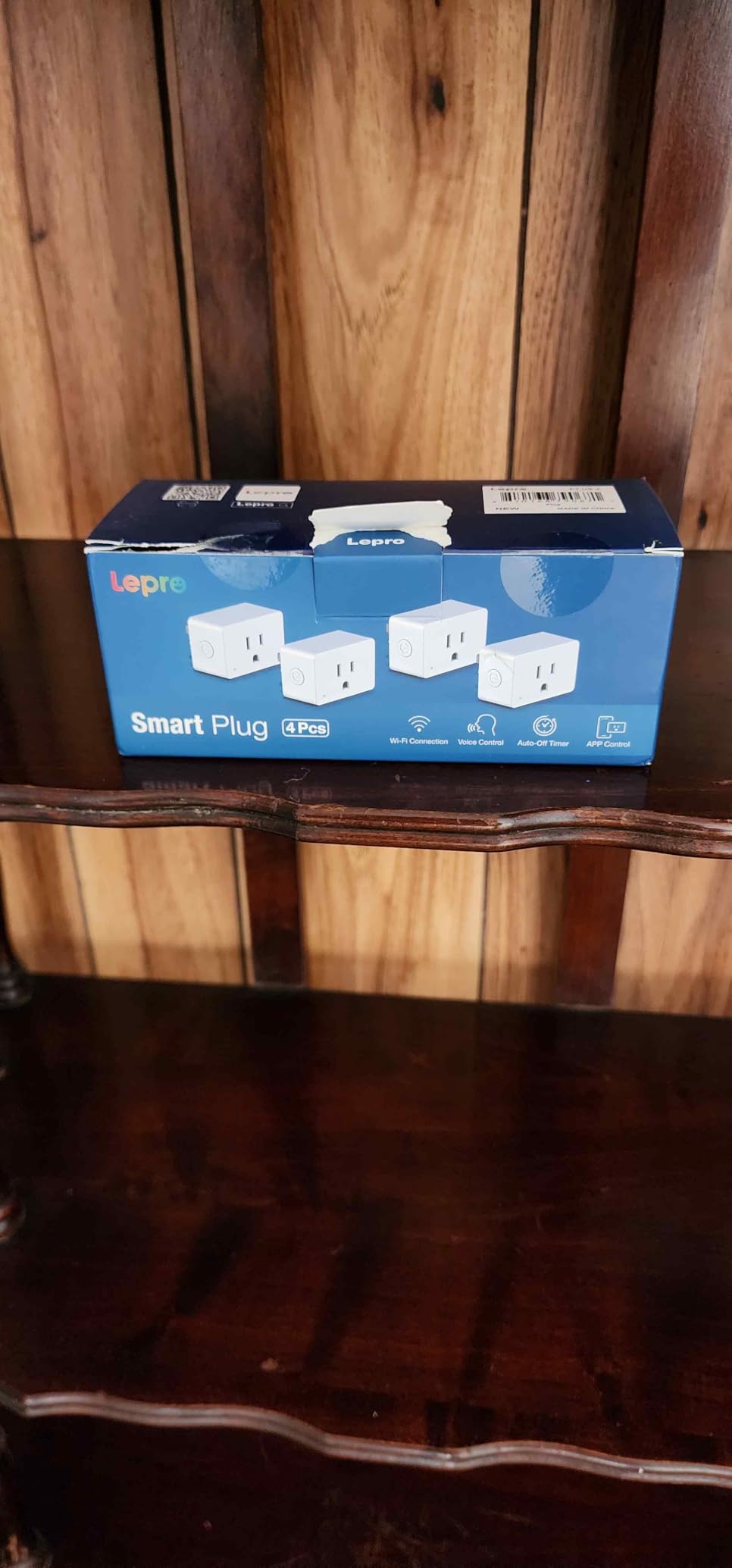 Lepro P1 Smart Plug Mini 15A, Smart WiFi Bluetooth Outlets Work with Alexa & Google Assistant, Voice/APP Control, Safety Lock, Schedule & Group Controller, 2.4G WiFi Only, ETL & FCC Certified, 4-Pack Customer Review Lepro P1 Smart Plug Mini 15A, Smart WiFi Bluetooth Outlets Work with Alexa & Google Assistant, Voice/APP Control, Safety Lock, Schedule & Group Controller, 2.4G WiFi Only, ETL & FCC Certified, 4-Pack - Customer Photo 1