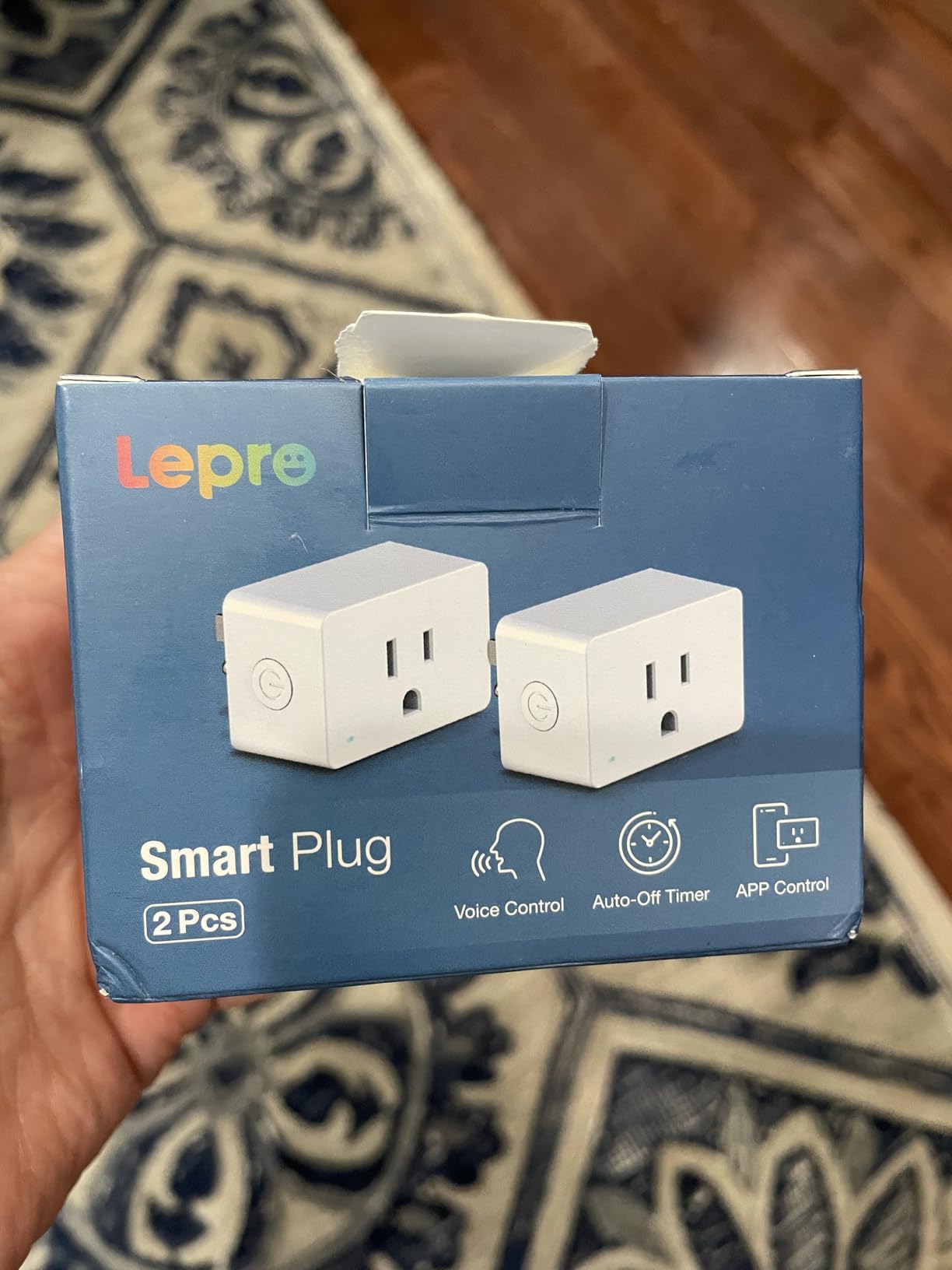 Lepro P1 Smart Plug Mini 15A, Smart Home Wi-Fi Outlet Plug, Compatible with Alexa & Google Assistant, APP Control, Safety Lock, Timer & Group Controller, 2.4G WiFi Only, UL & FCC Certified, 2 Pack Customer Review Lepro P1 Smart Plug Mini 15A, Smart Home Wi-Fi Outlet Plug, Compatible with Alexa & Google Assistant, APP Control, Safety Lock, Timer & Group Controller, 2.4G WiFi Only, UL & FCC Certified, 2 Pack - Customer Photo 2