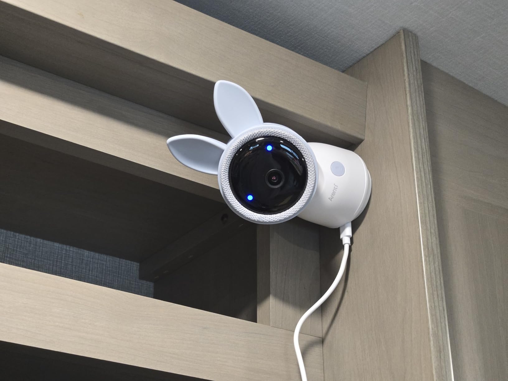 ARENTI Upgraded Baby Monitor with 2 Cameras, 4MP 2.4G&5G WiFi Baby Camera Monitor, Infrared Night Vision, Night Light, 2-Way Audio, Cry&Motion Detection, Temp&Humidity Sensor, App Control - Customer Photo 2