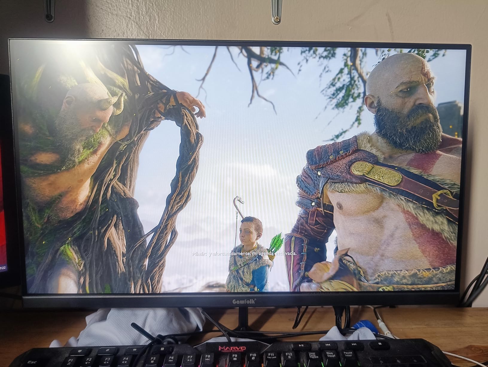 Gawfolk 24.5 Inch PC 200Hz Gaming Monitor, FHD 1080p screen, Built-in speakers,1ms without Bezel, freesync, 99% sRGB, 178 ° Angle View, HDMI、DisplayPort, Compatible with wall mounting 75*75MM - Black Customer Review Gawfolk 24.5 Inch PC 200Hz Gaming Monitor, FHD 1080p screen, Built-in speakers,1ms without Bezel, freesync, 99% sRGB, 178 ° Angle View, HDMI、DisplayPort, Compatible with wall mounting 75*75MM - Black - Customer Photo 1