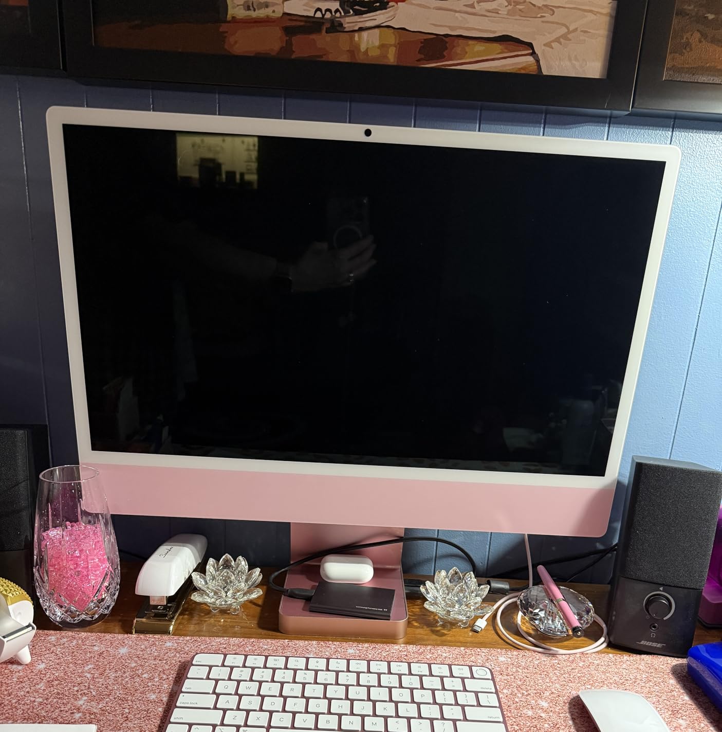Apple 2024 iMac All-in-One Desktop Computer with M4 chip with 10-core CPU and 10-core GPU: Built for Apple Intelligence, 24-inch Retina Display, 16GB Unified Memory, 512GB SSD Storage; Silver customer photo 2